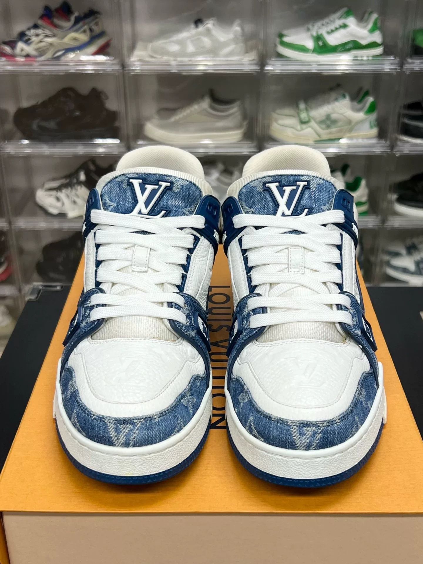 Louis Vuitton Louis Vuitton Blue Denim Designer Size US 42 / EU 58 - 2 Thumbnail