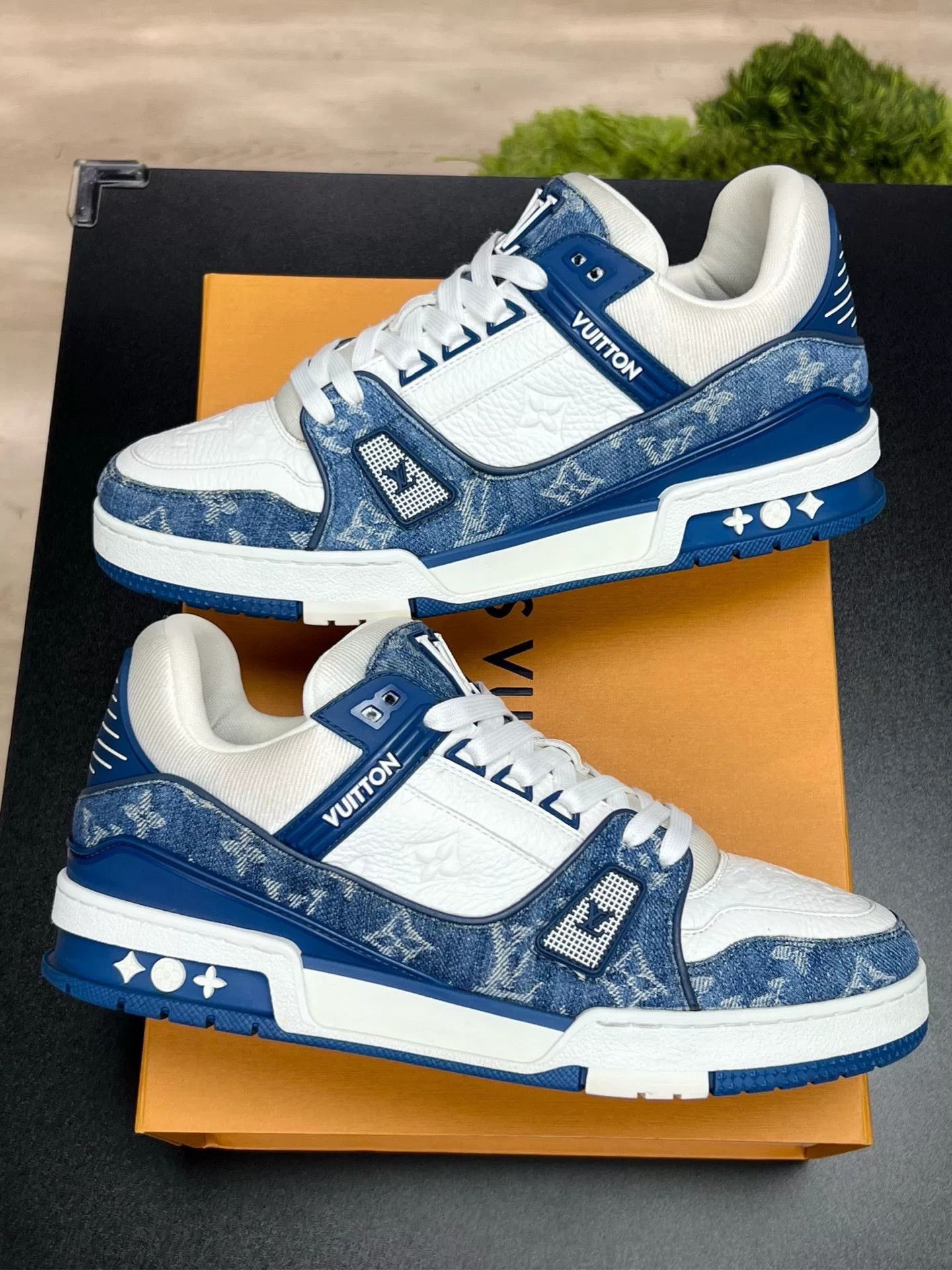 Louis Vuitton Louis Vuitton Blue Denim Designer Size US 42 / EU 58 - 5 Thumbnail