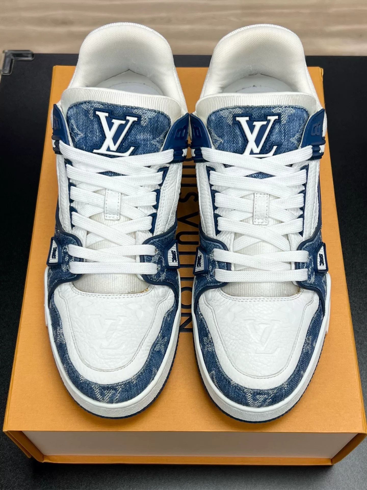 Louis Vuitton Louis Vuitton Blue Denim Designer Size US 42 / EU 58 - 3 Thumbnail