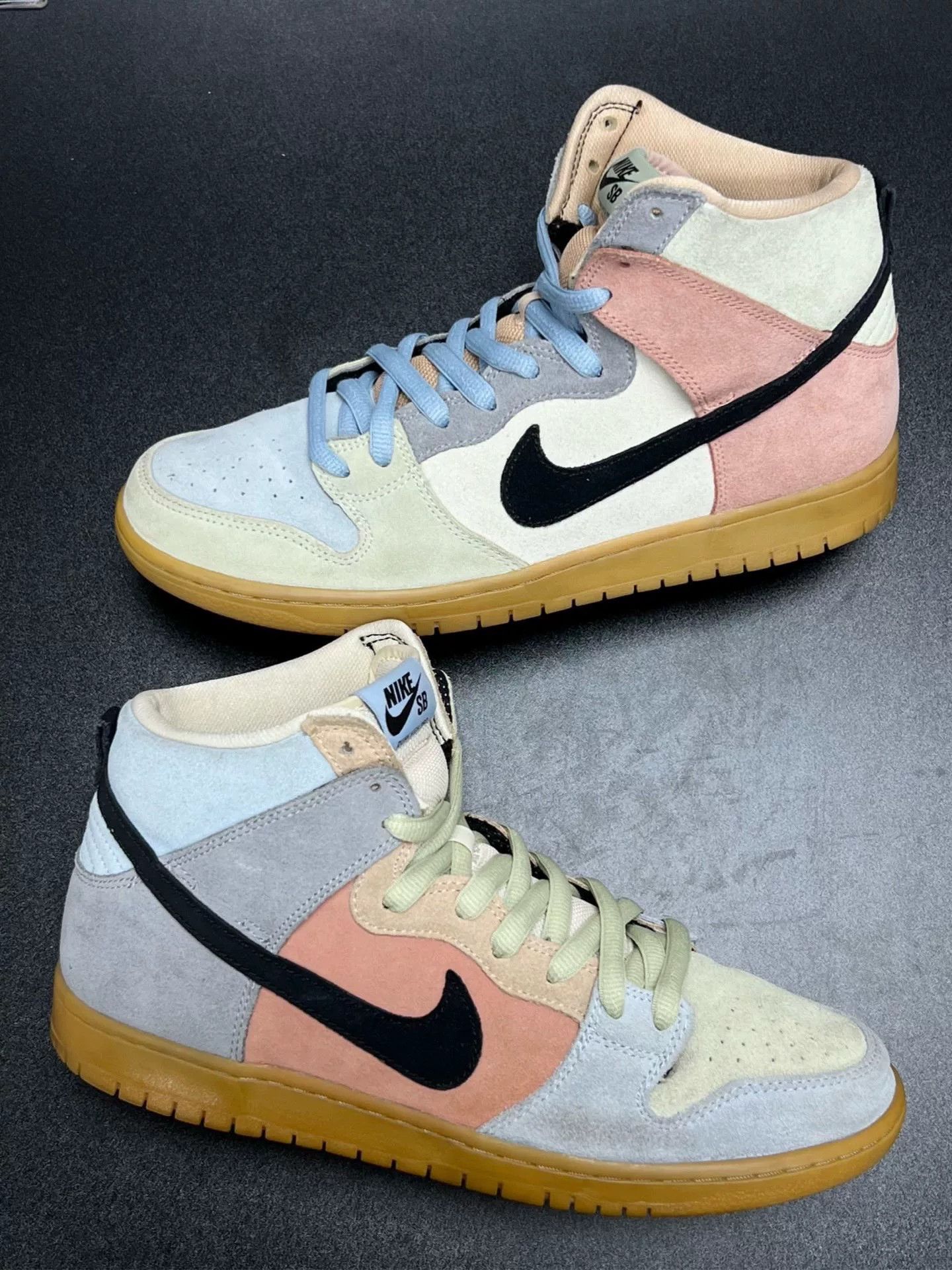 Nike Nike Dunk Blue Designer Casual Size US 5 / EU 37 - 4 Thumbnail