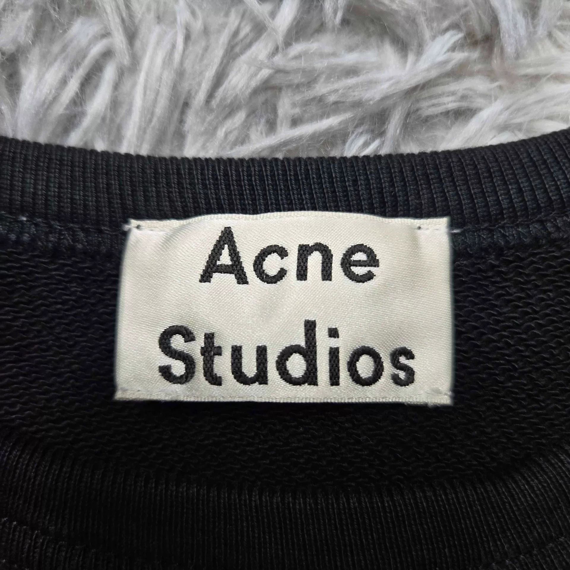 Acne Studios Acne Studios Black Sweatshirt Pullover Size US XXS / EU 40 - 4 Thumbnail