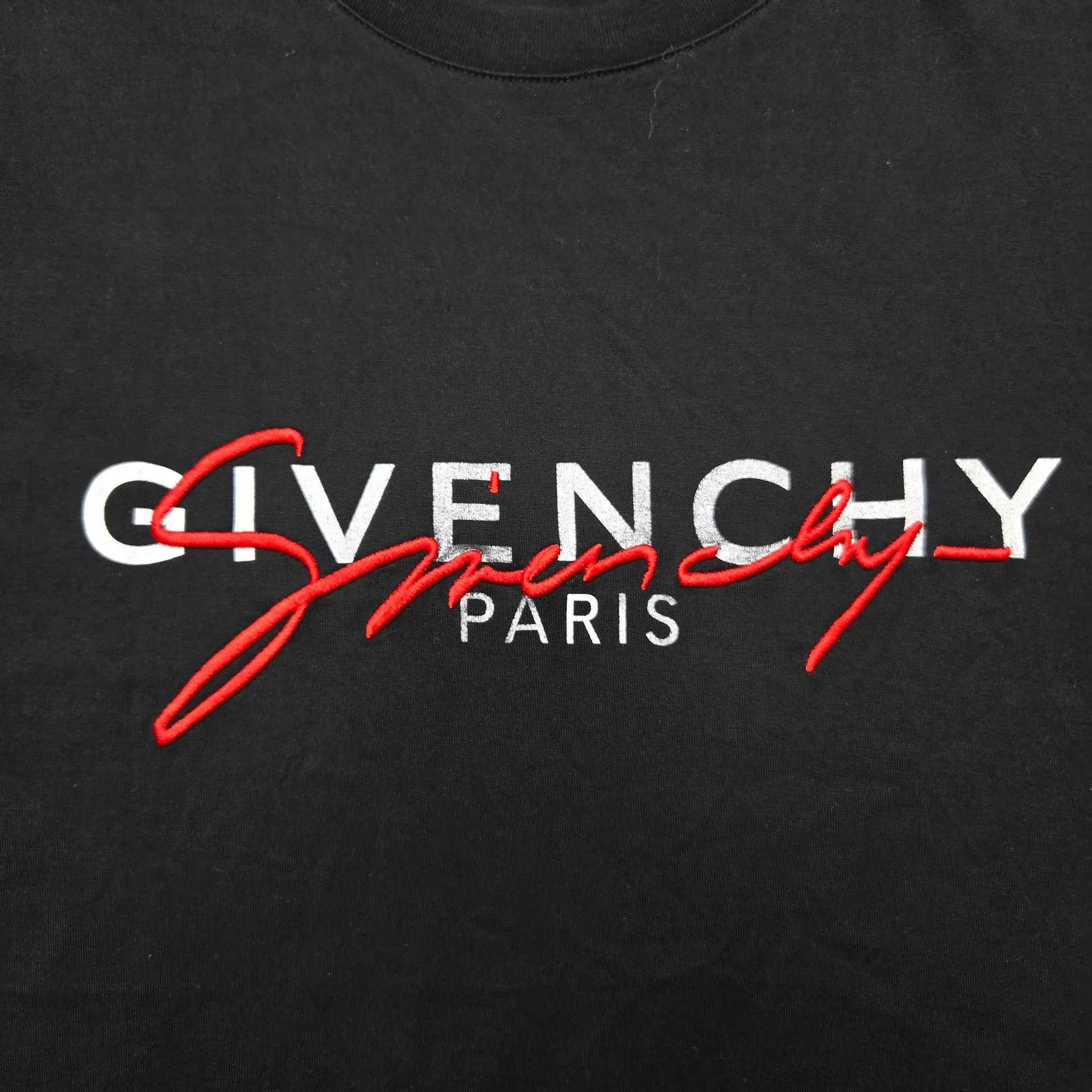Givenchy Givenchy Red T-Shirt Casual Short Sleeve Size US L / EU 52-54 / 3 - 3 Thumbnail