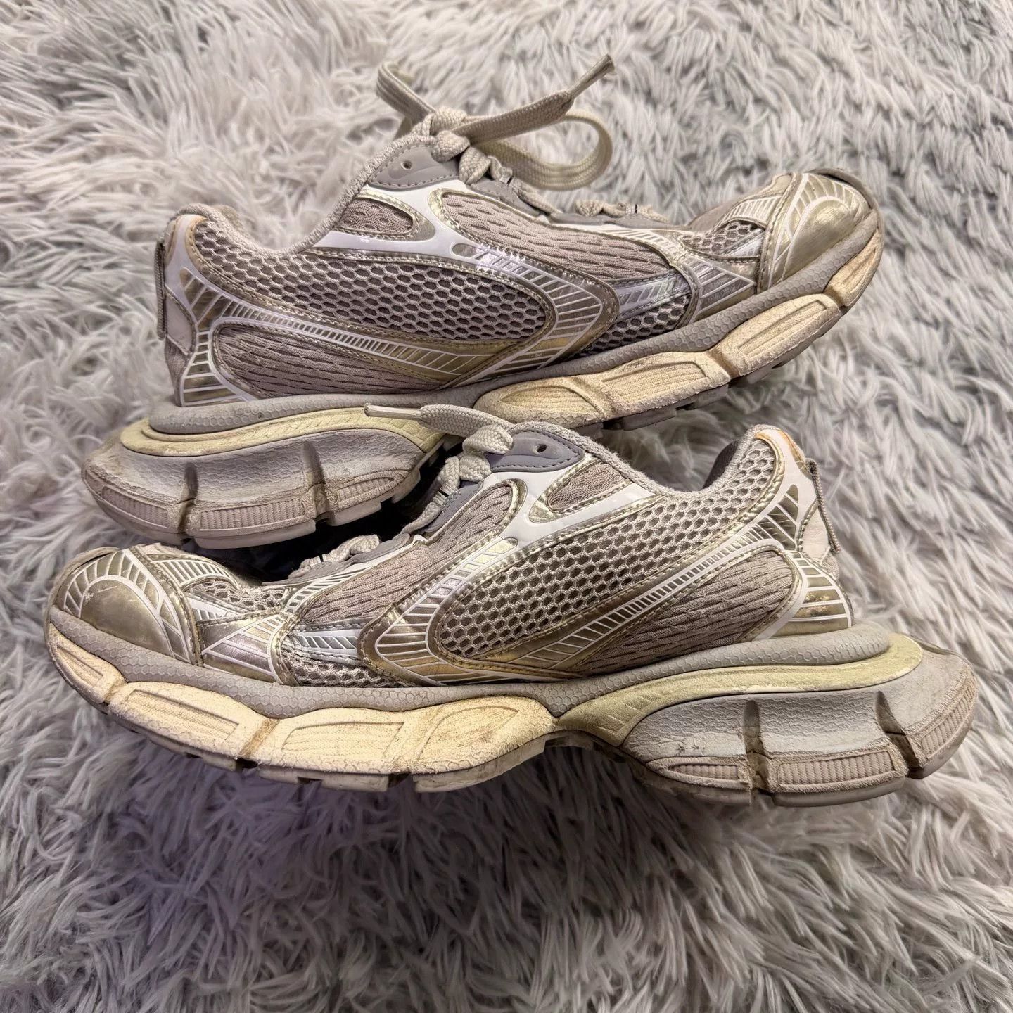 Balenciaga Balenciaga White Sneakers Low Top Size US 8 / EU 41 - 4 Thumbnail