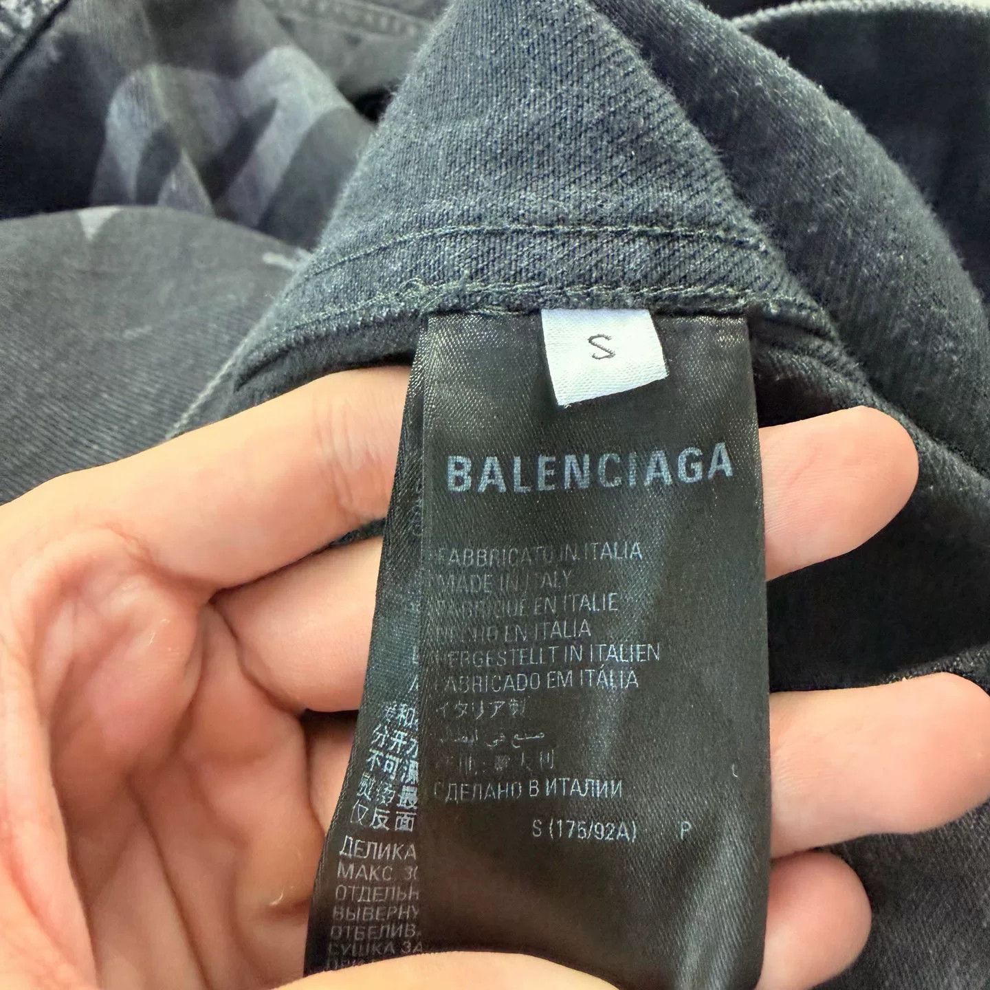 Balenciaga Balenciaga Denim Jacket Outerwear Size US S / EU 44-46 / 1 - 7 Thumbnail
