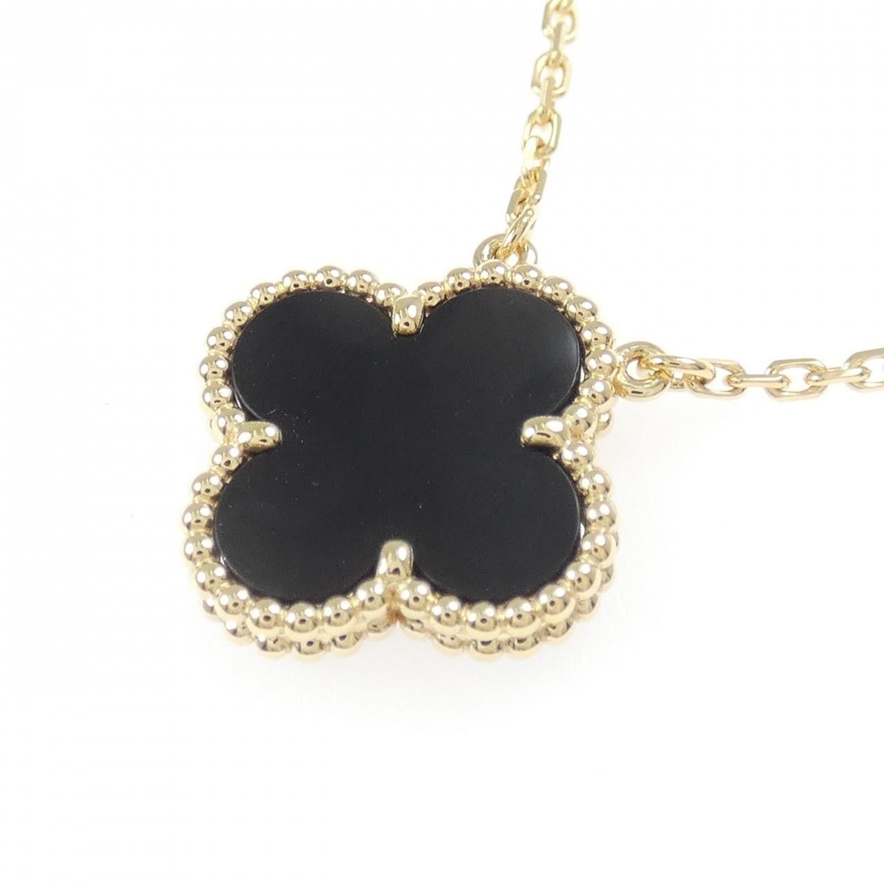 Van Cleef & Arpels Van Cleef & Arpels Van Cleef & Arpels Vintage Alhambra 750 Yellow Gold Necklace Precious Metal Necklace VCARA45800 DUTY FREE for USA Size ONE SIZE - 3 Thumbnail