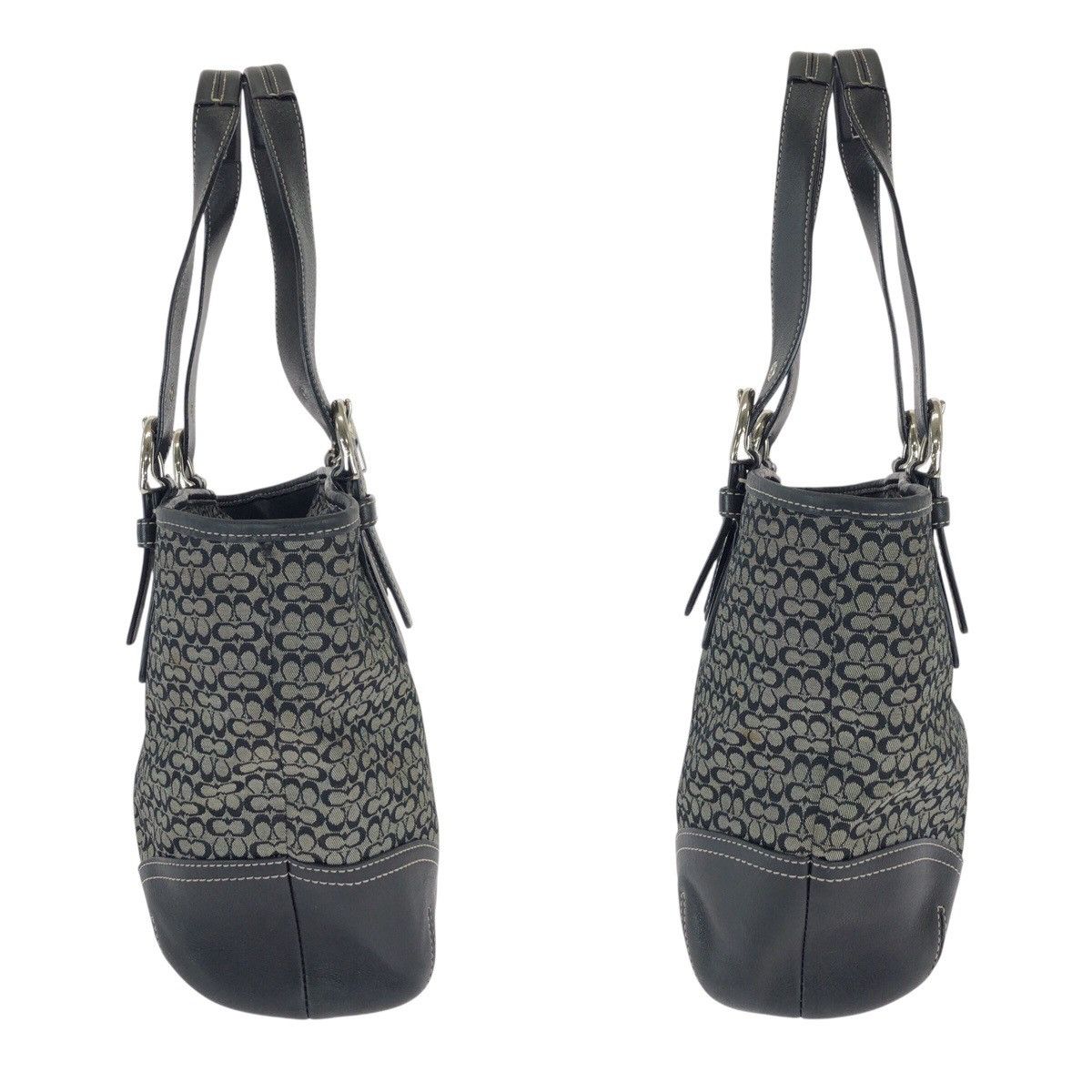 Coach Coach COACH Mini Signature Canvas Leather 2way Bag Leather Shoulder Bag C35-6383 DUTY FREE for USA Size ONE SIZE - 8 Thumbnail