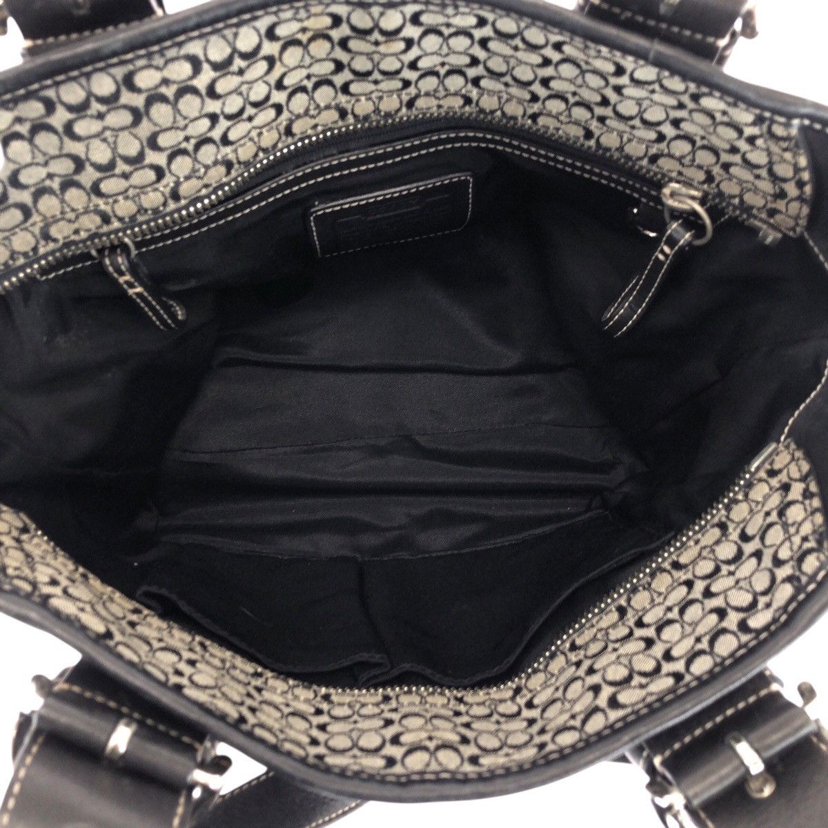 Coach Coach COACH Mini Signature Canvas Leather 2way Bag Leather Shoulder Bag C35-6383 DUTY FREE for USA Size ONE SIZE - 9 Thumbnail