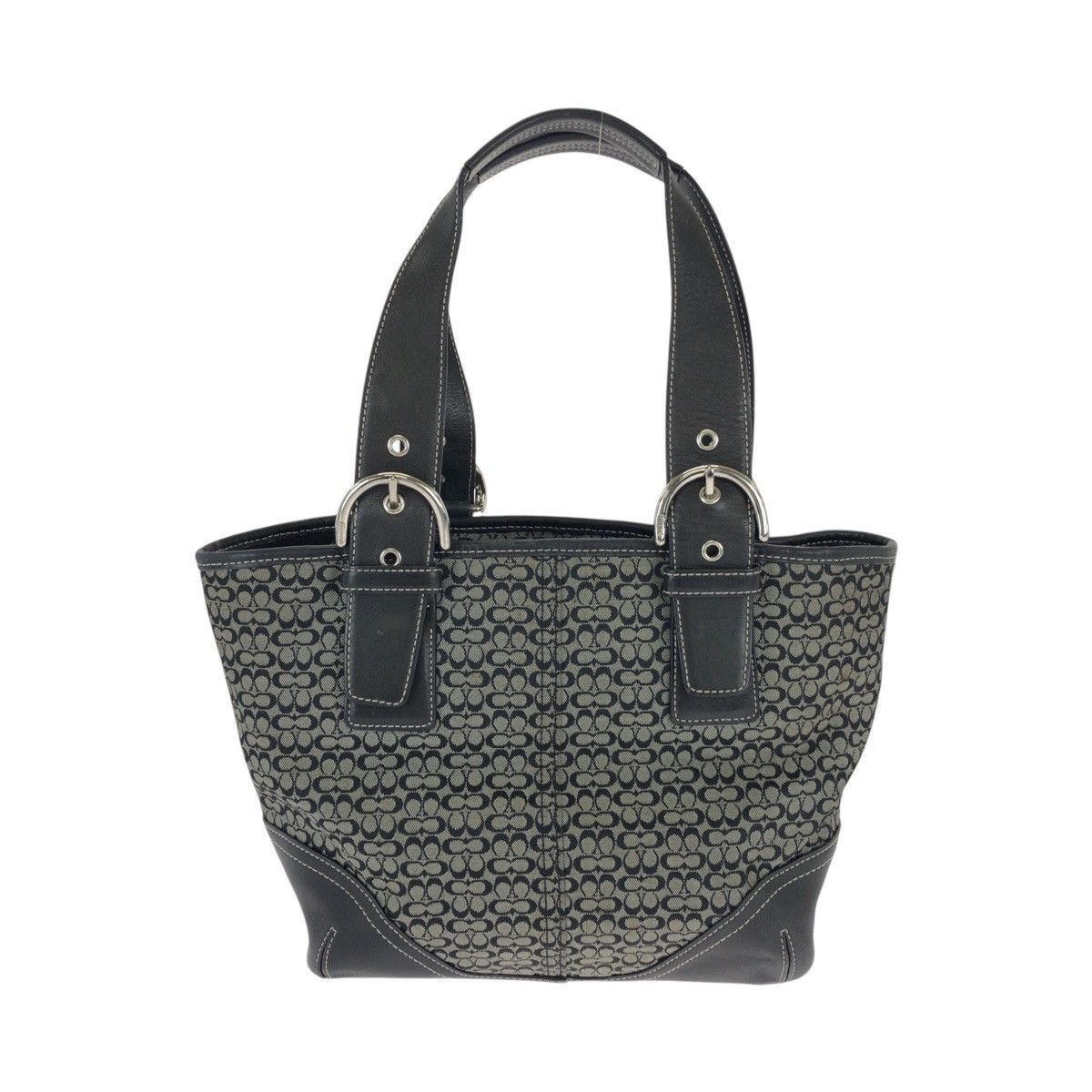 Coach Coach COACH Mini Signature Canvas Leather 2way Bag Leather Shoulder Bag C35-6383 DUTY FREE for USA Size ONE SIZE - 2 Thumbnail