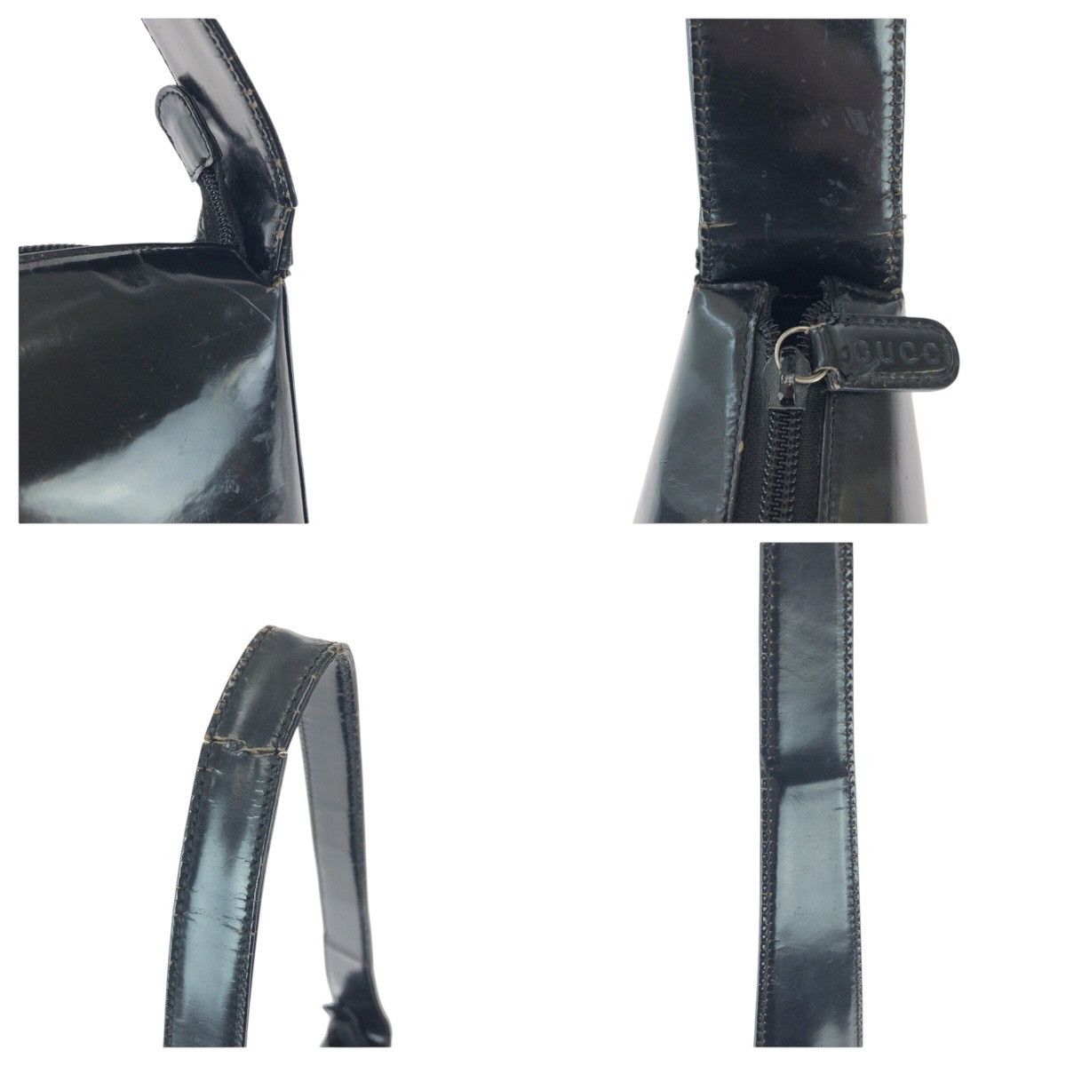 Gucci Gucci Gucci Patent Leather Shoulder Bag Plastic / Synthetic Shoulder Bag 00720460250 DUTY FREE for USA Size ONE SIZE - 5 Thumbnail