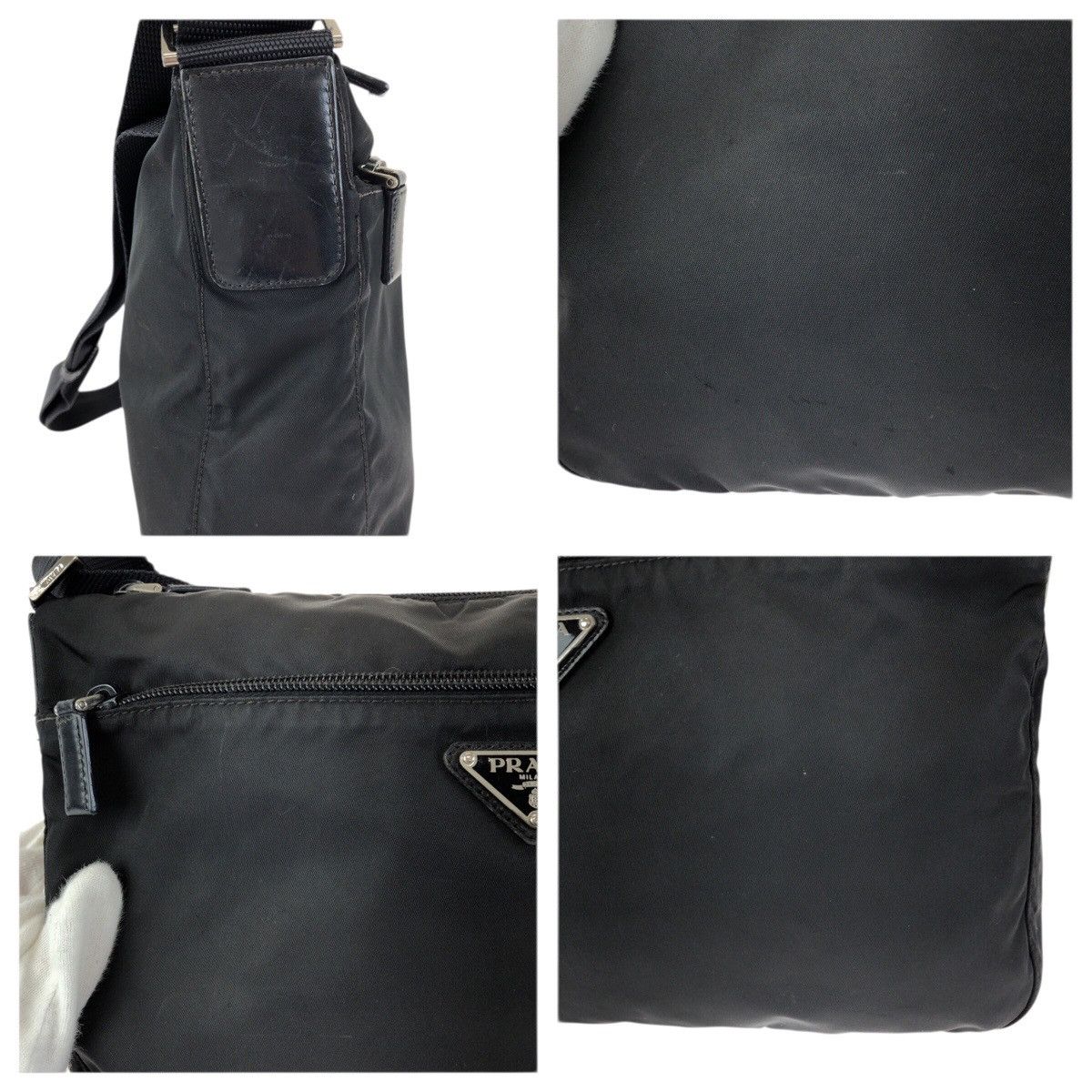 Prada Prada Prada Tessuto Nylon Shoulder Bag Textile Shoulder Bag DUTY FREE for USA Size ONE SIZE - 5 Thumbnail