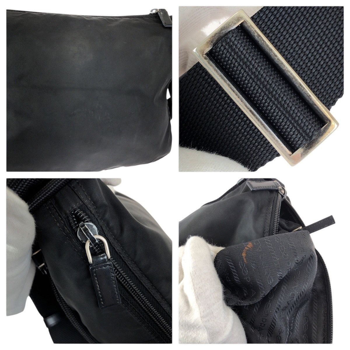 Prada Prada Prada Tessuto Nylon Shoulder Bag Textile Shoulder Bag DUTY FREE for USA Size ONE SIZE - 6 Thumbnail