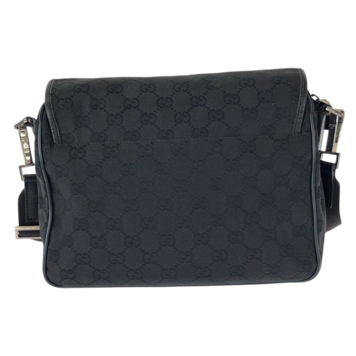 Gucci Gucci Gucci GG Canvas Leather Shoulder Bag Textile Shoulder Bag 28562 DUTY FREE for USA Size ONE SIZE - 2 Thumbnail