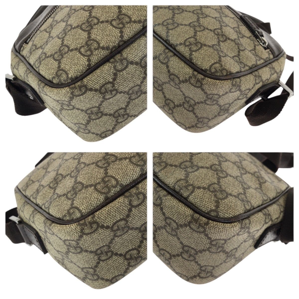 Gucci Gucci Gucci GG Supreme Canvas Leather Shoulder Bag Textile Shoulder Bag 114291 DUTY FREE for USA Size ONE SIZE - 3 Thumbnail