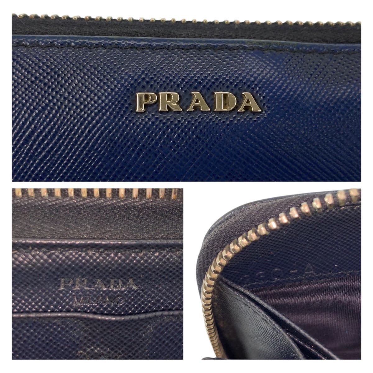 Prada Prada Prada Saffiano Leather Long Wallet Leather Long Wallet DUTY FREE for USA Size ONE SIZE - 3 Thumbnail