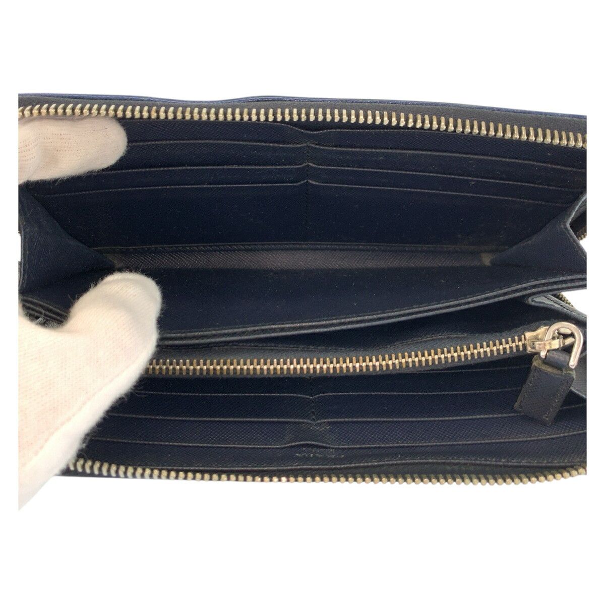 Prada Prada Prada Saffiano Leather Long Wallet Leather Long Wallet DUTY FREE for USA Size ONE SIZE - 6 Thumbnail