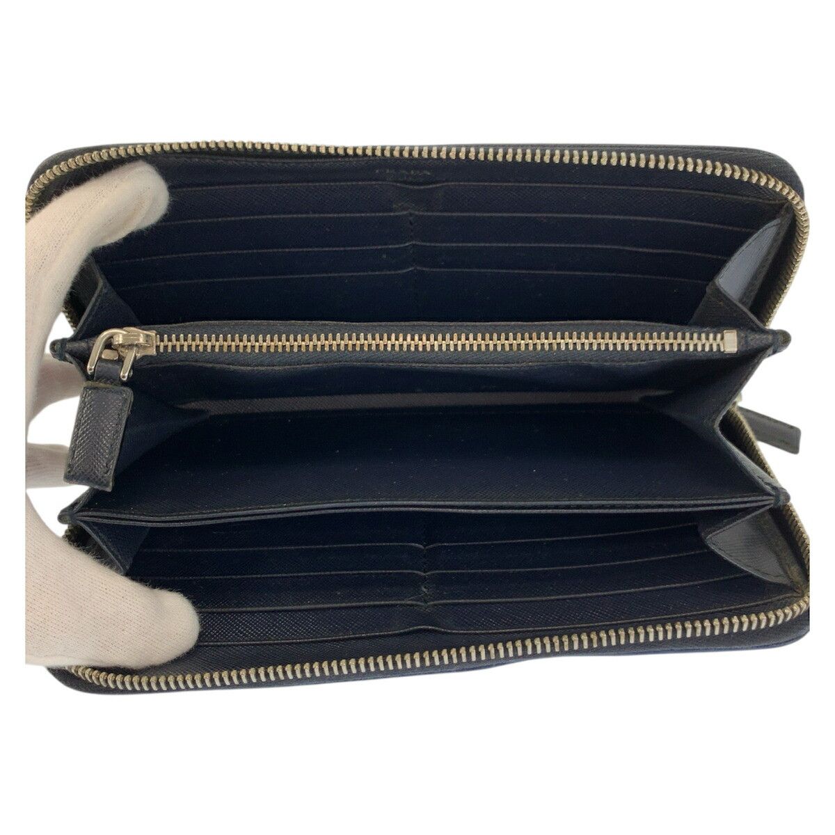 Prada Prada Prada Saffiano Leather Long Wallet Leather Long Wallet DUTY FREE for USA Size ONE SIZE - 4 Thumbnail