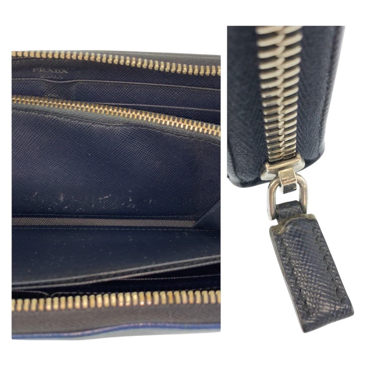 Prada Prada Prada Saffiano Leather Long Wallet Leather Long Wallet DUTY FREE for USA Size ONE SIZE - 9 Thumbnail