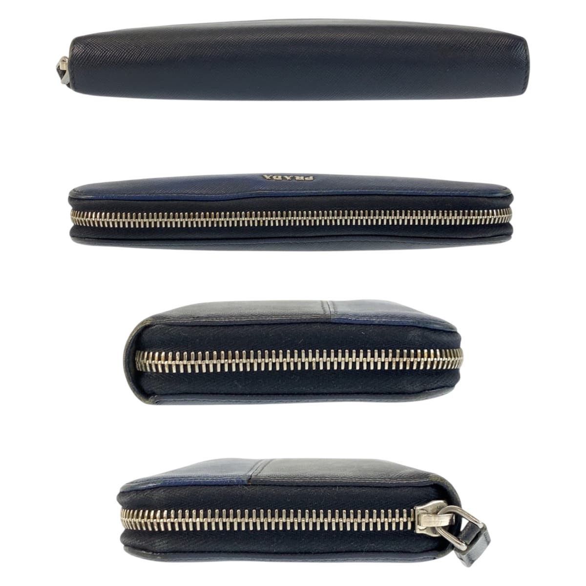 Prada Prada Prada Saffiano Leather Long Wallet Leather Long Wallet DUTY FREE for USA Size ONE SIZE - 10 Thumbnail