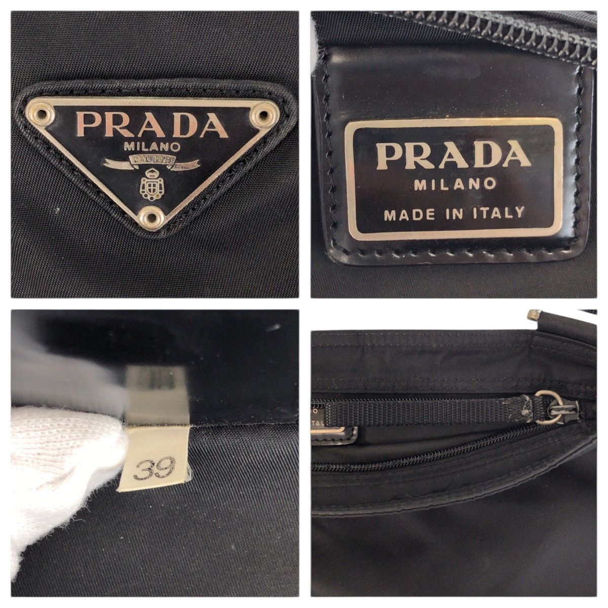 Prada Prada Prada Tessuto Nylon Shoulder Bag Textile Shoulder Bag DUTY FREE for USA Size ONE SIZE - 4 Thumbnail