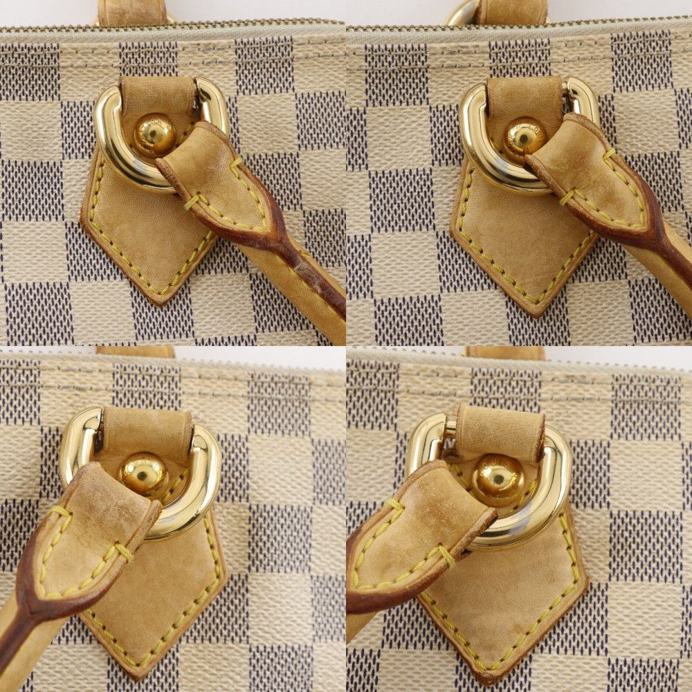 Louis Vuitton Louis Vuitton Louis Vuitton Saleya PM Damier Azur Handbag Textile Handbag N51186 DUTY FREE for USA Size ONE SIZE - 14 Thumbnail