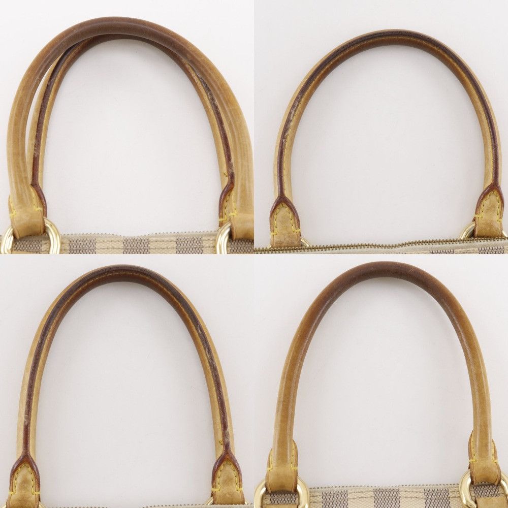 Louis Vuitton Louis Vuitton Louis Vuitton Saleya PM Damier Azur Handbag Textile Handbag N51186 DUTY FREE for USA Size ONE SIZE - 12 Thumbnail