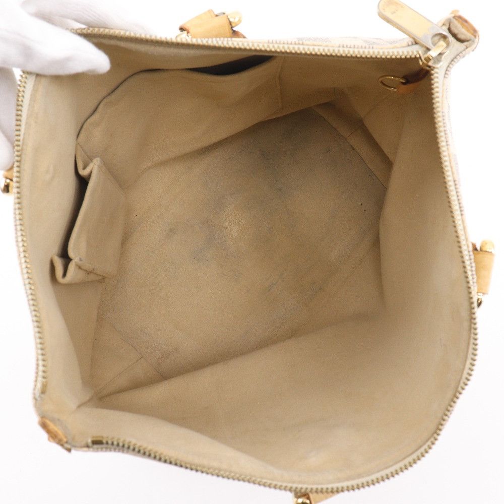 Louis Vuitton Louis Vuitton Louis Vuitton Saleya PM Damier Azur Handbag Textile Handbag N51186 DUTY FREE for USA Size ONE SIZE - 6 Thumbnail