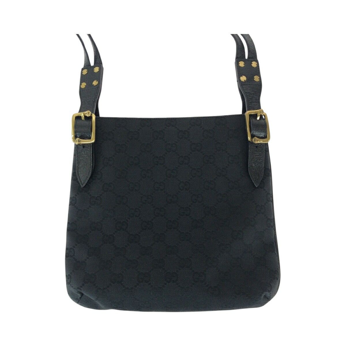 Gucci Gucci Gucci GG Canvas Leather Shoulder Bag Leather Shoulder Bag 115415 DUTY FREE for USA Size ONE SIZE - 2 Thumbnail