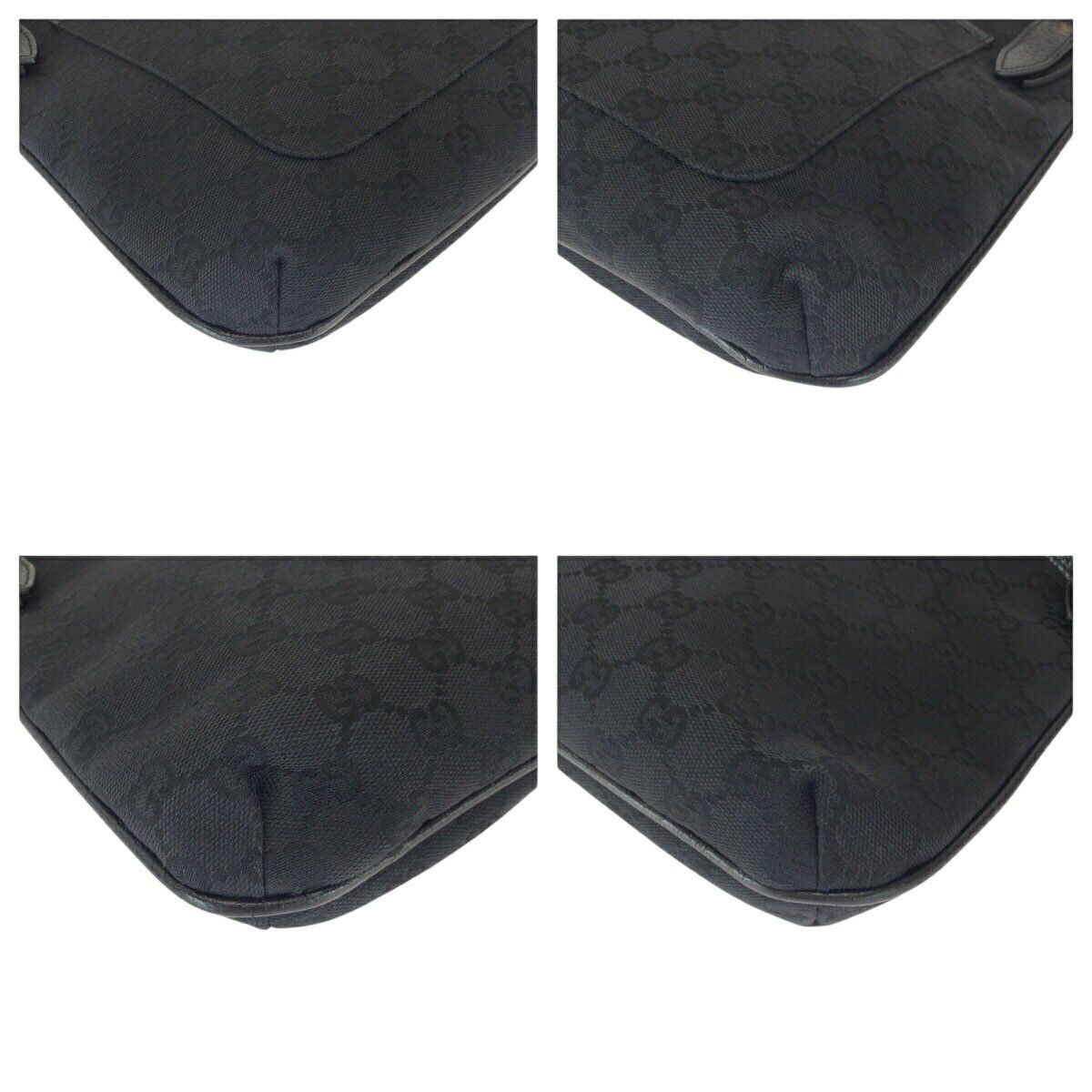 Gucci Gucci Gucci GG Canvas Leather Shoulder Bag Leather Shoulder Bag 115415 DUTY FREE for USA Size ONE SIZE - 3 Thumbnail