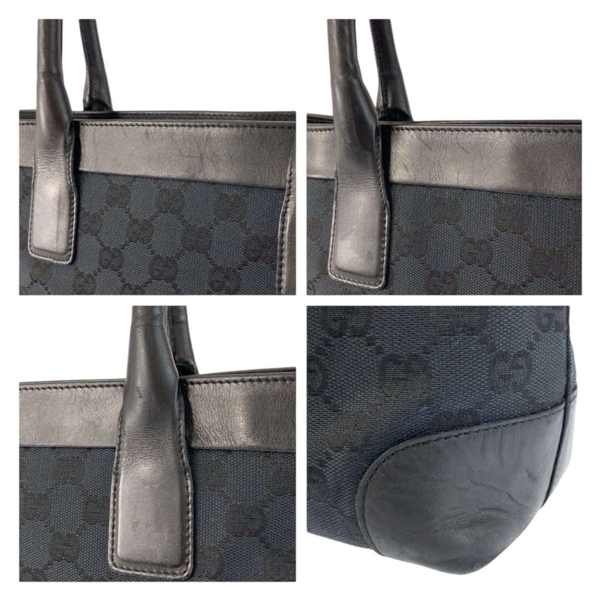 Gucci Gucci Gucci GG Canvas Leather Tote Bag Textile Tote Bag 0021119 DUTY FREE for USA Size ONE SIZE - 5 Thumbnail