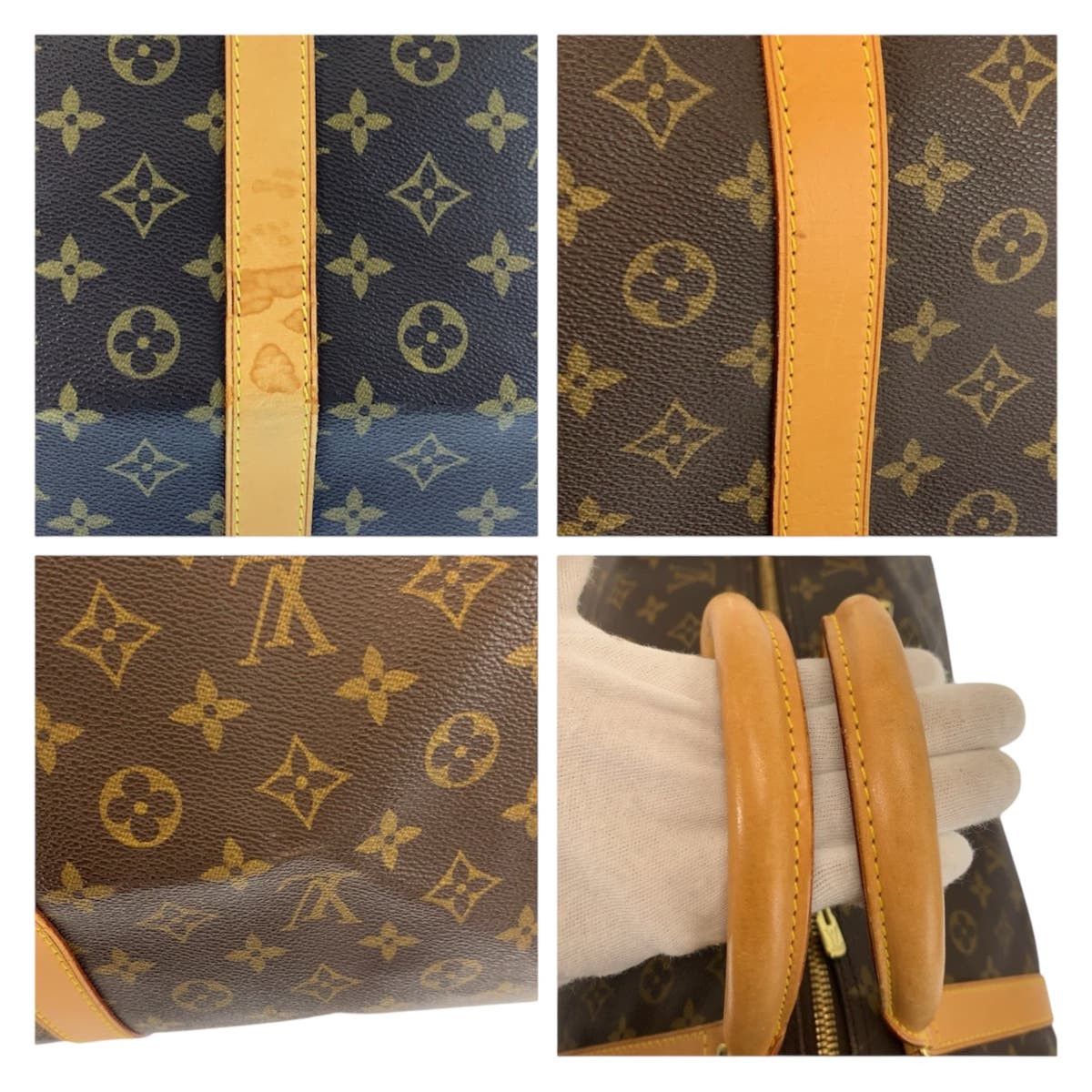 Louis Vuitton Louis Vuitton Louis Vuitton Keepall Monogram Boston Bag Textile Travel Bag M41422 DUTY FREE for USA Size ONE SIZE - 6 Thumbnail