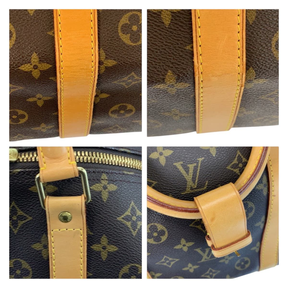 Louis Vuitton Louis Vuitton Louis Vuitton Keepall Monogram Boston Bag Textile Travel Bag M41422 DUTY FREE for USA Size ONE SIZE - 5 Thumbnail