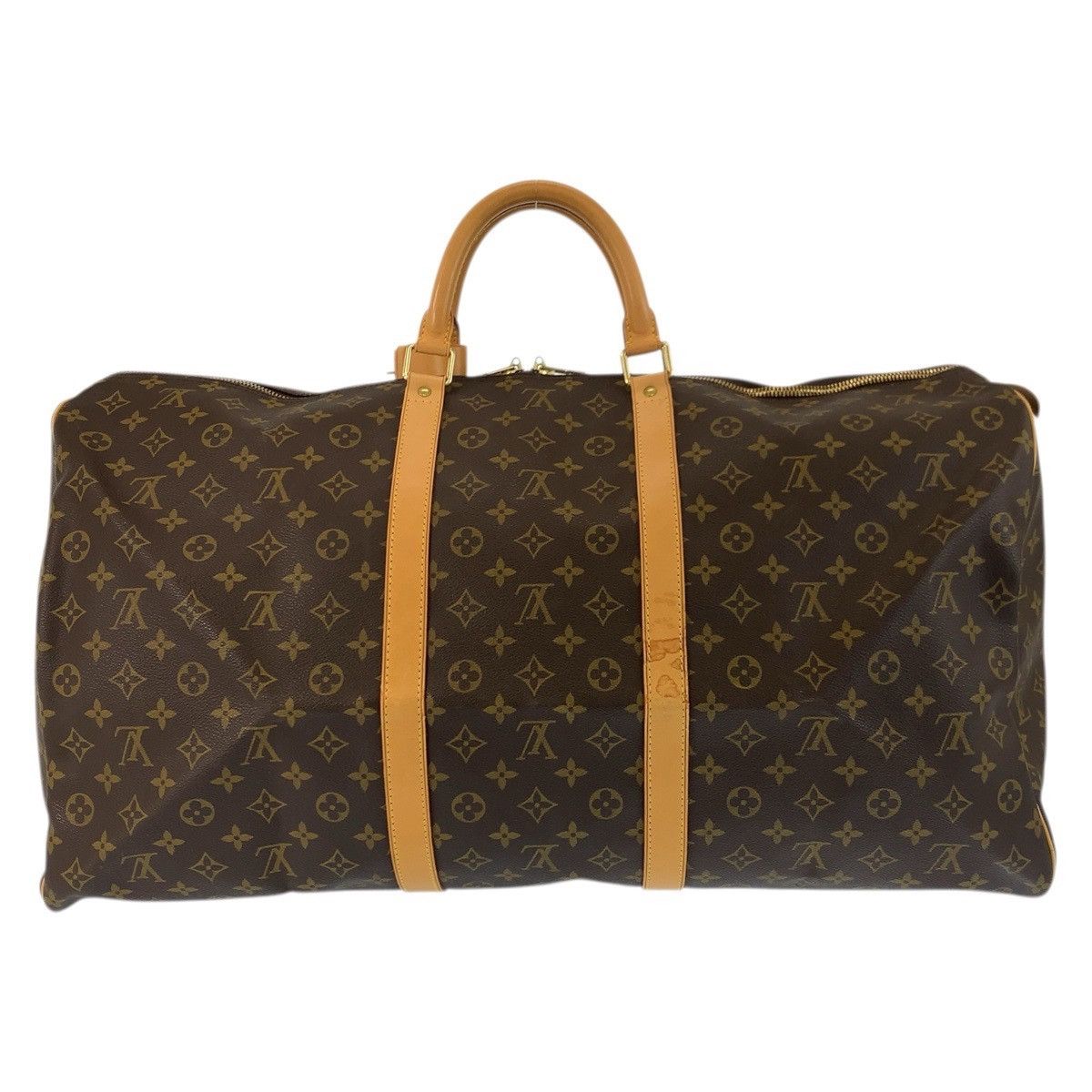 Louis Vuitton Louis Vuitton Louis Vuitton Keepall Monogram Boston Bag Textile Travel Bag M41422 DUTY FREE for USA Size ONE SIZE - 2 Thumbnail
