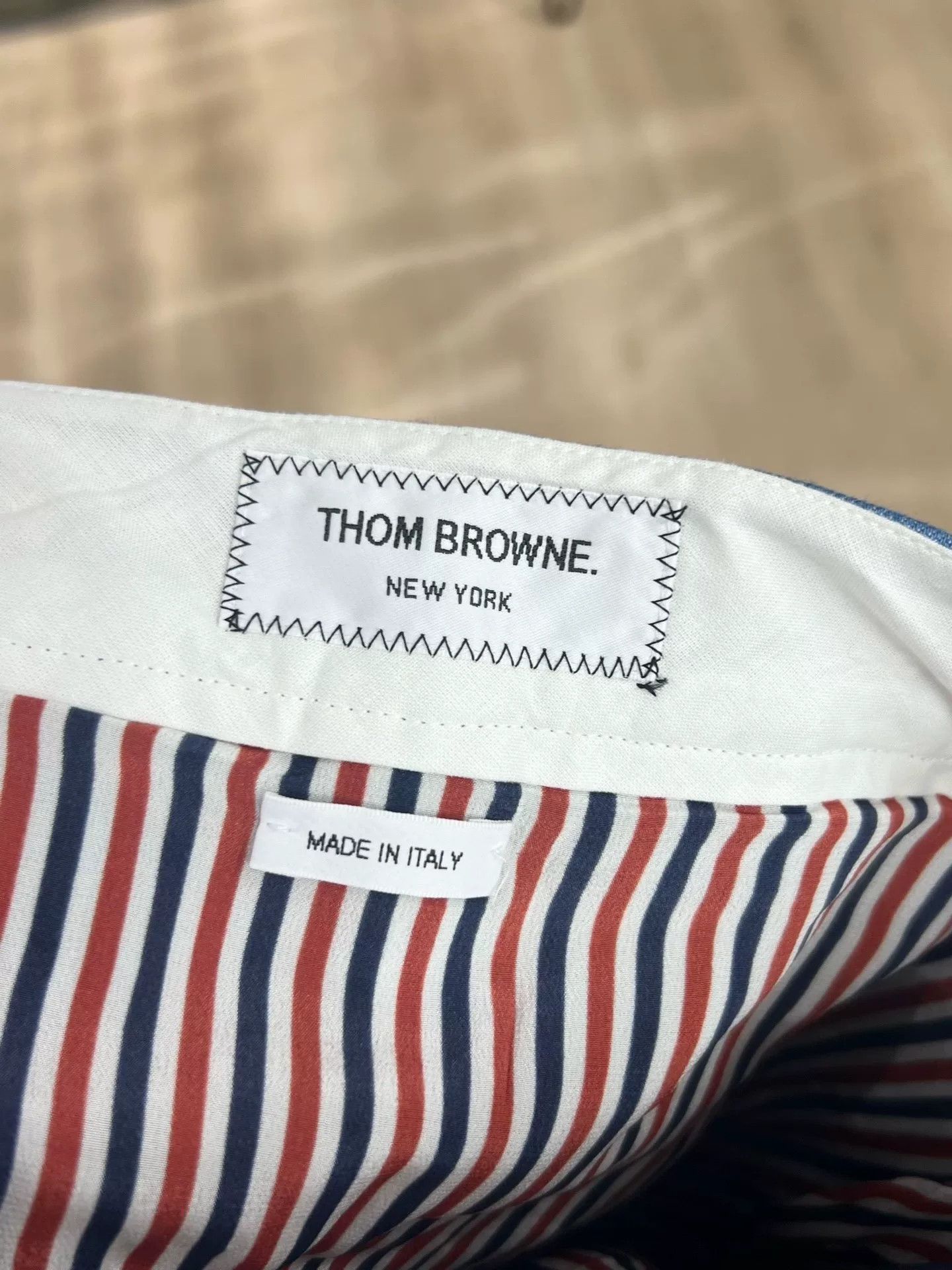 Thom Browne Thom Browne Brown Denim Designer Size US 32 / EU 48 - 6 Thumbnail