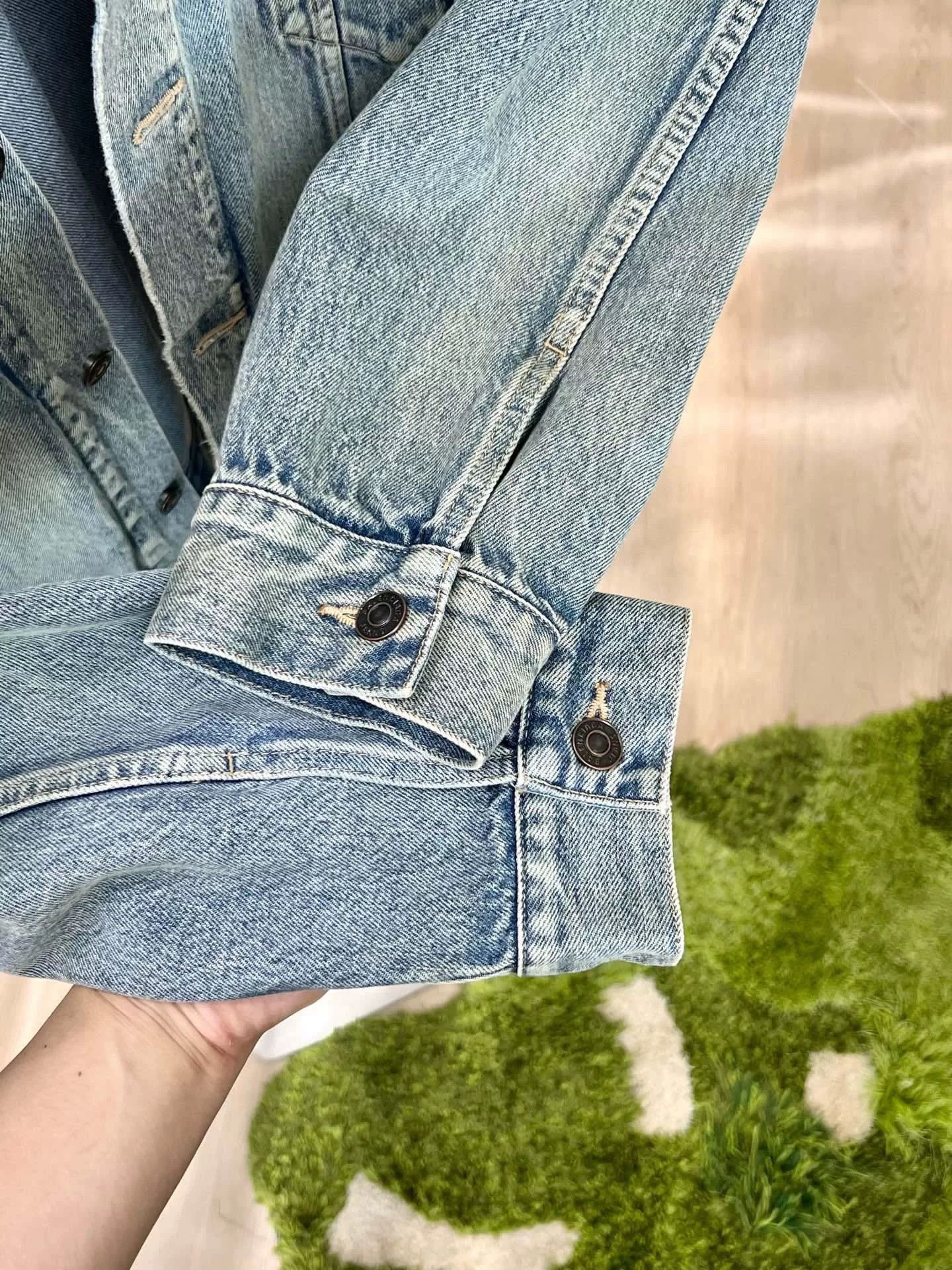 Balenciaga Balenciaga Denim Jacket Outerwear Size US L / EU 52-54 / 3 - 4 Thumbnail