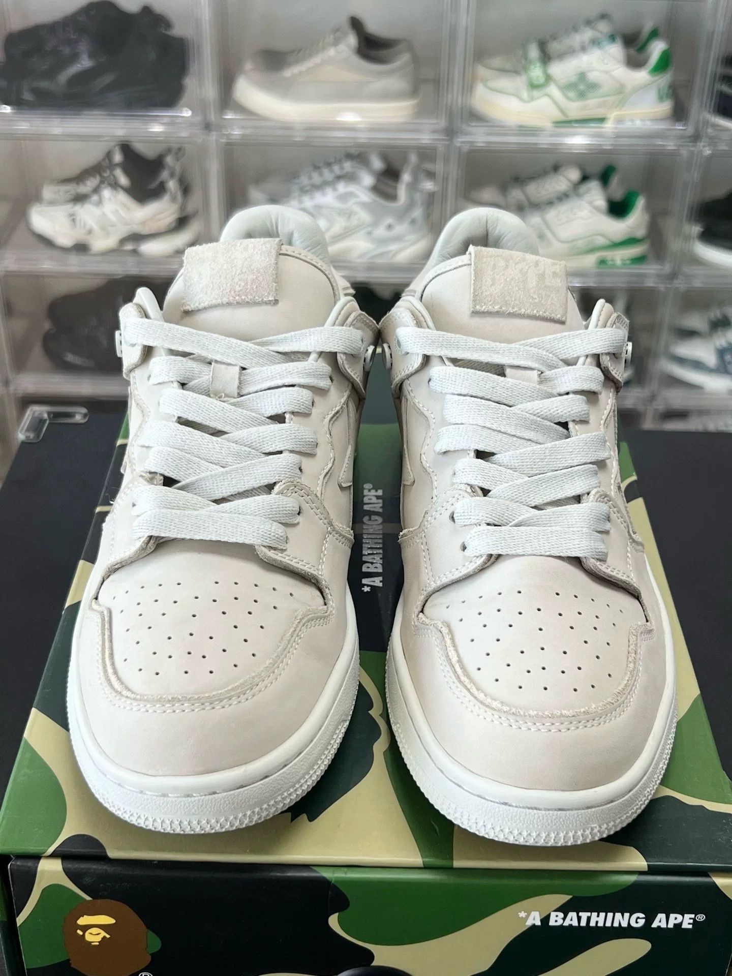 Bape Bape White Shoes Low Top High Top Size US 11 / EU 44 - 2 Thumbnail