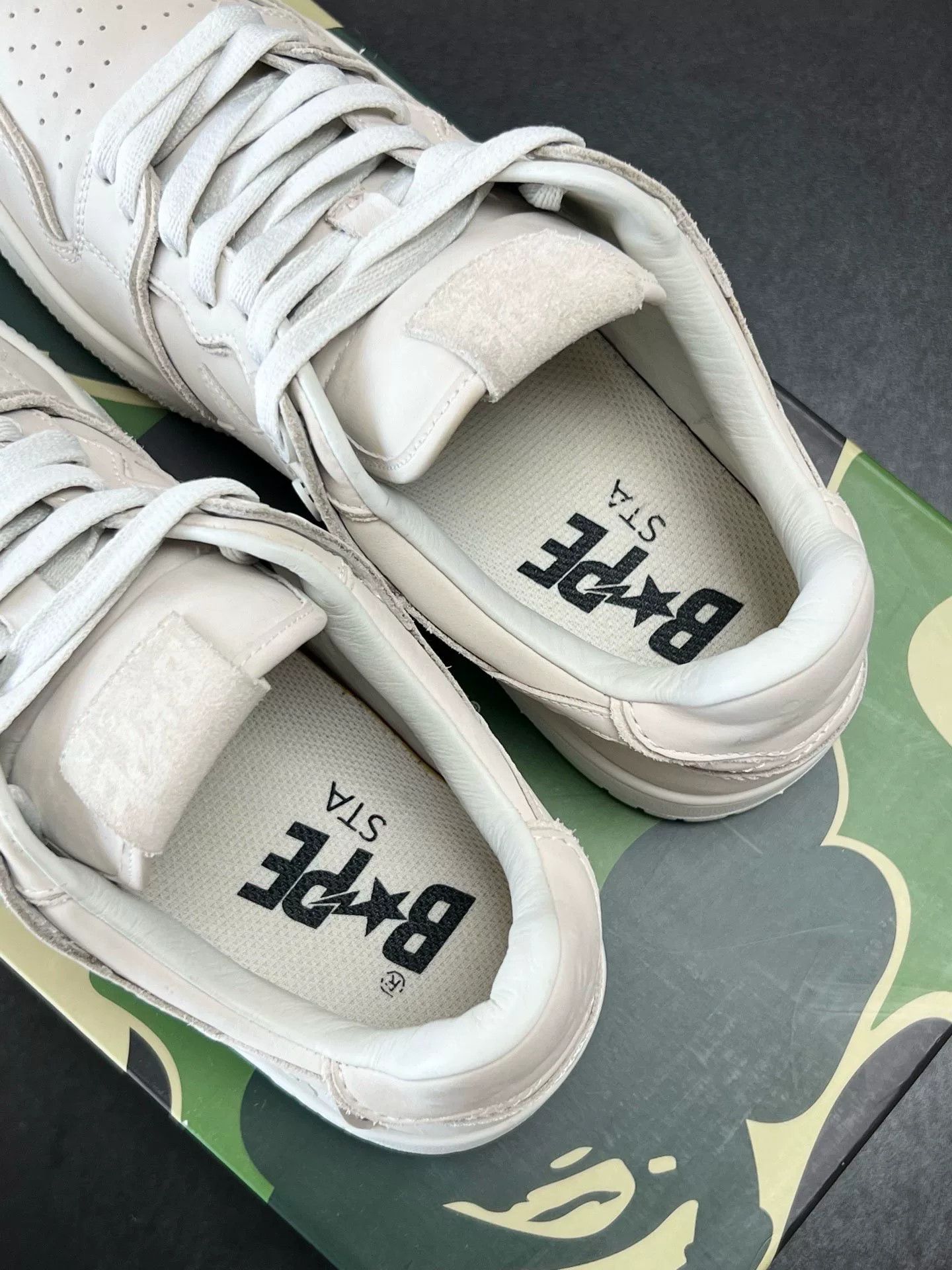 Bape Bape White Shoes Low Top High Top Size US 11 / EU 44 - 4 Thumbnail