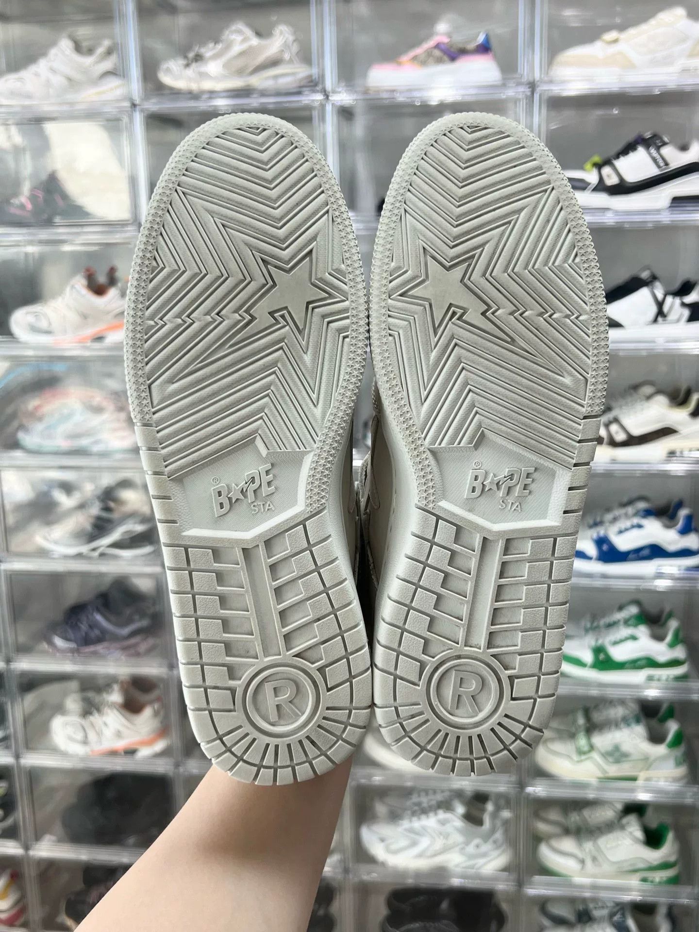 Bape Bape White Shoes Low Top High Top Size US 11 / EU 44 - 8 Thumbnail