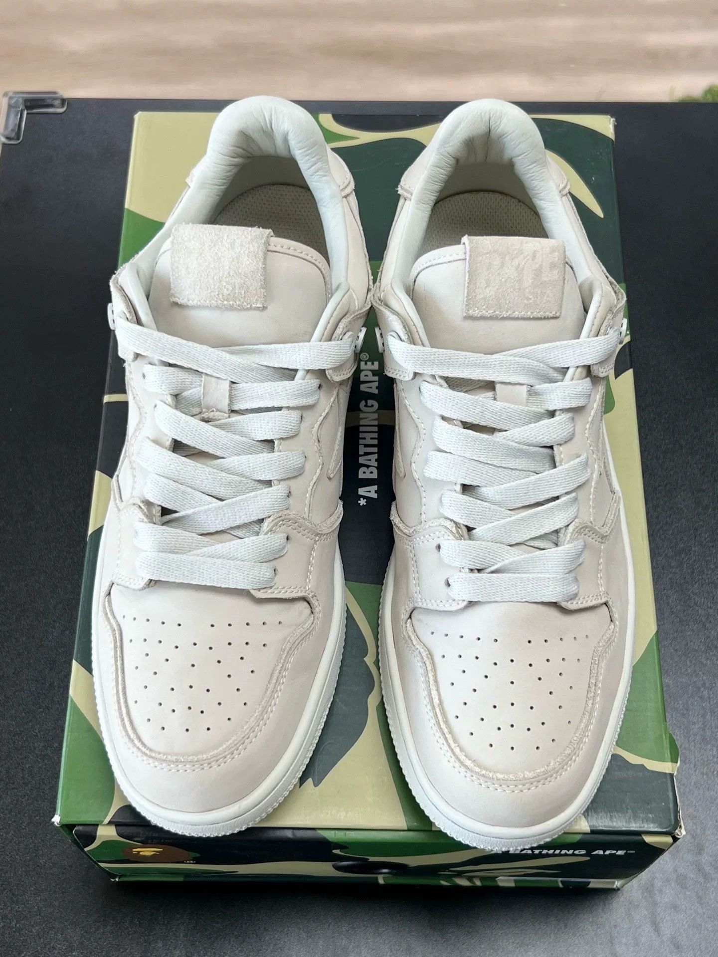 Bape Bape White Shoes Low Top High Top Size US 11 / EU 44 - 3 Thumbnail
