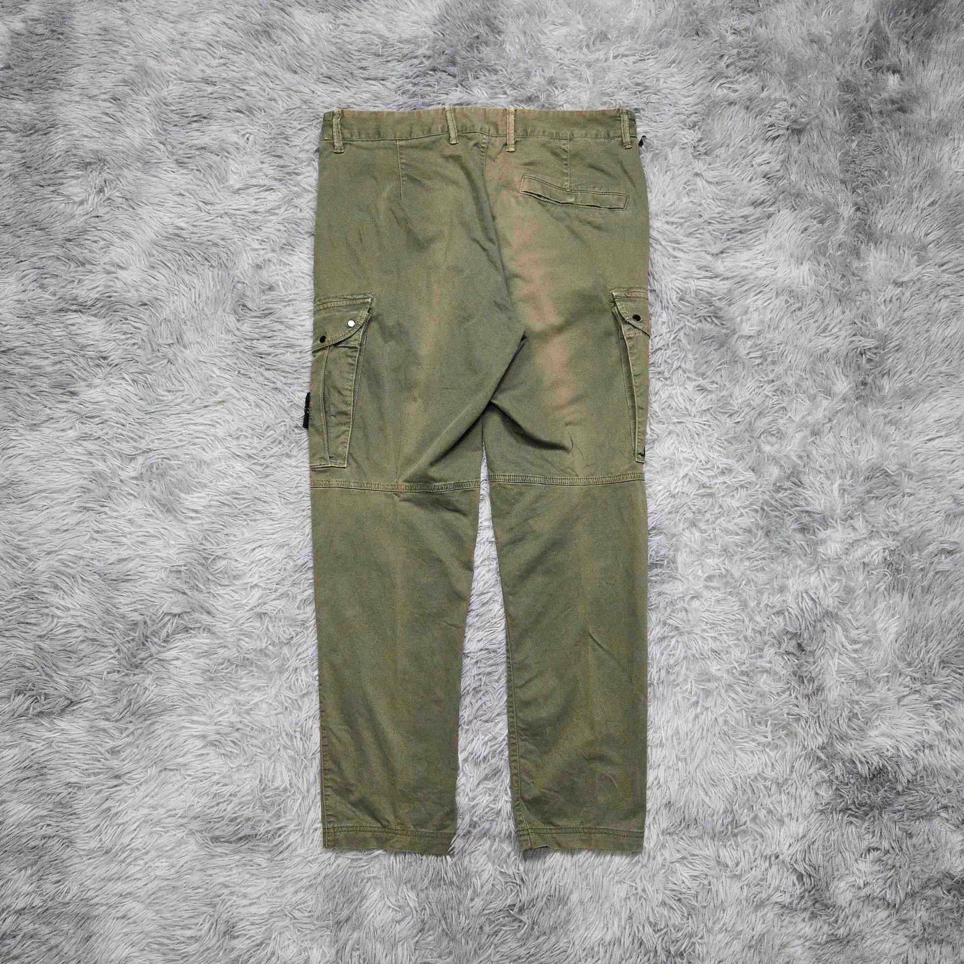 Stone Island Stone Island Green Pants Casual Size US 30 / EU 46 - 2 Thumbnail