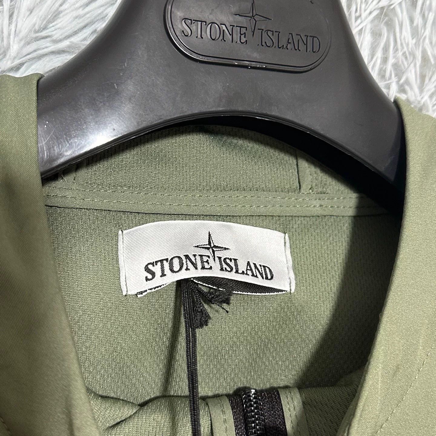 Stone Island Stone Island Green Jacket Outerwear Size US L / EU 52-54 / 3 - 4 Thumbnail