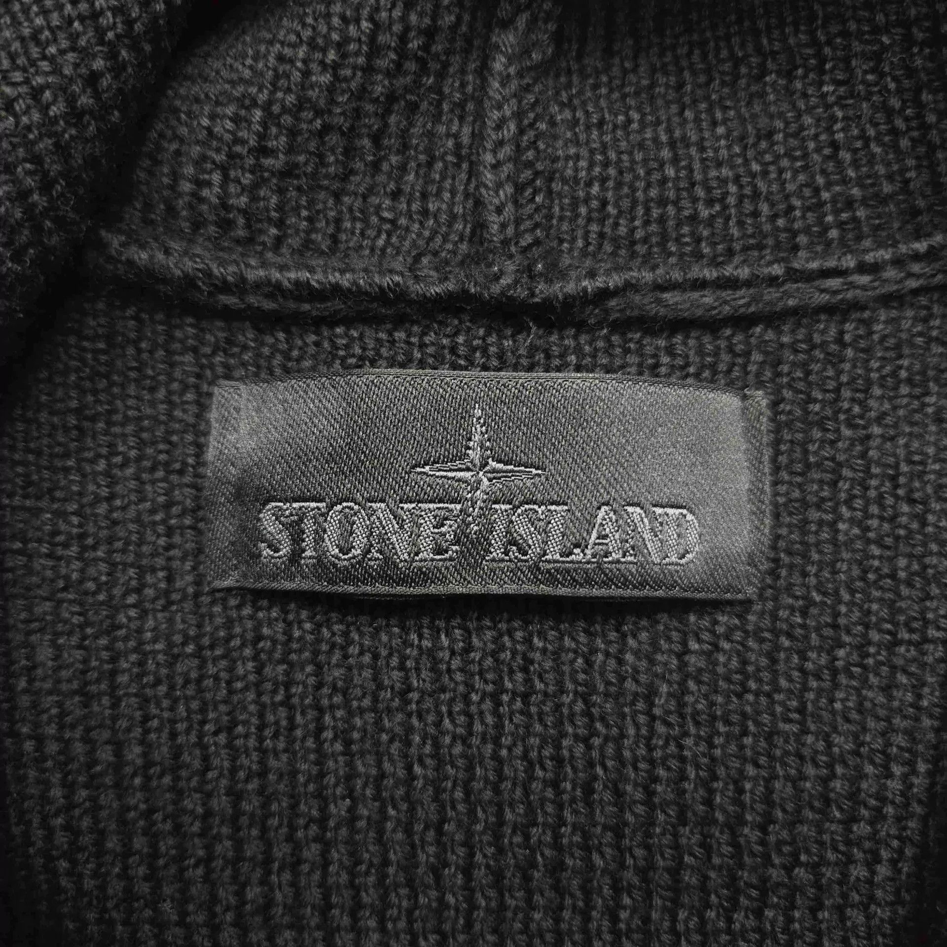 Stone Island Stone Island Black Sweater Designer Size US L / EU 52-54 / 3 - 3 Thumbnail