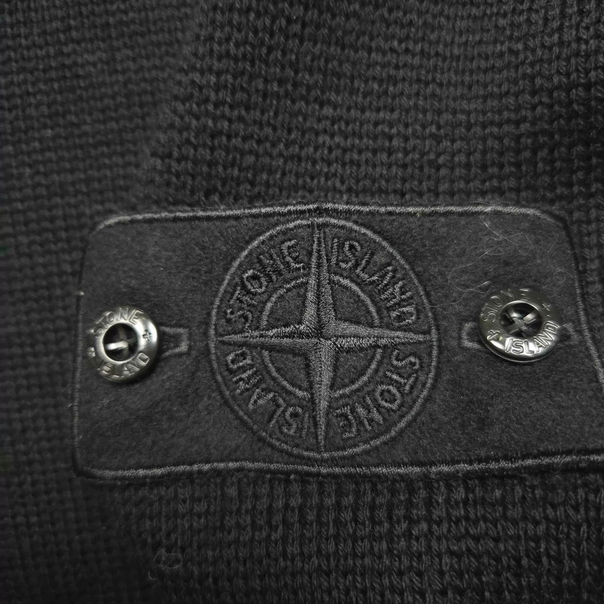 Stone Island Stone Island Black Sweater Designer Size US L / EU 52-54 / 3 - 4 Thumbnail