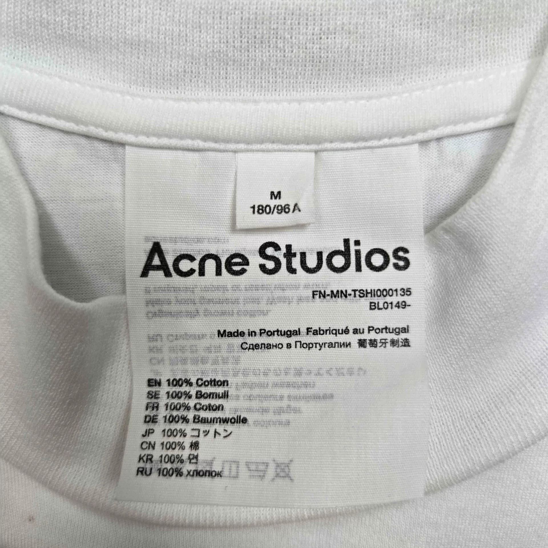 Acne Studios Acne Studios White T-Shirt Casual Size US M / EU 48-50 / 2 - 3 Thumbnail