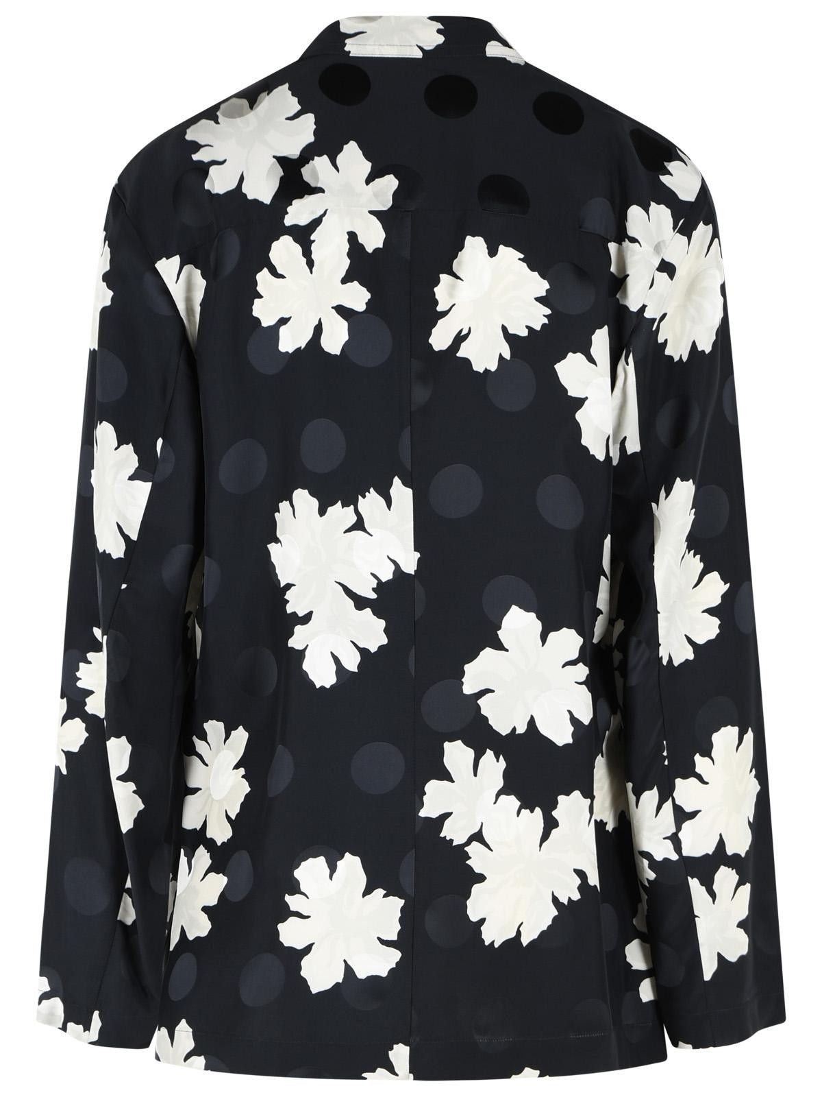 Dries Van Noten DRIES VAN NOTEN 'Caplans' Black Viscose Blazer Size US M / EU 48-50 / 2 - 3 Thumbnail