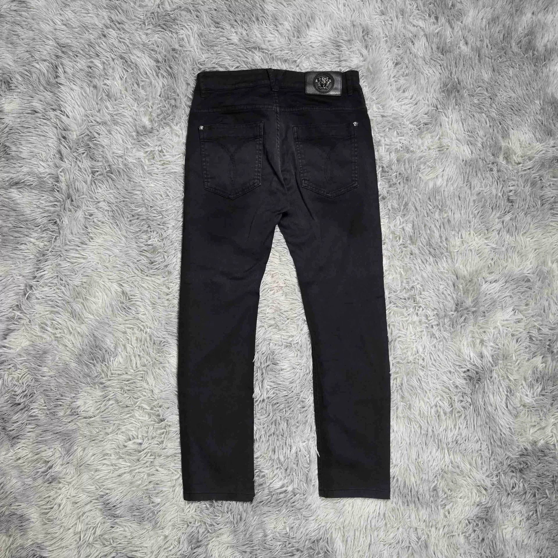 Versace Versace Gold Denim Jeans Casual Size US 30 / EU 46 - 2 Thumbnail