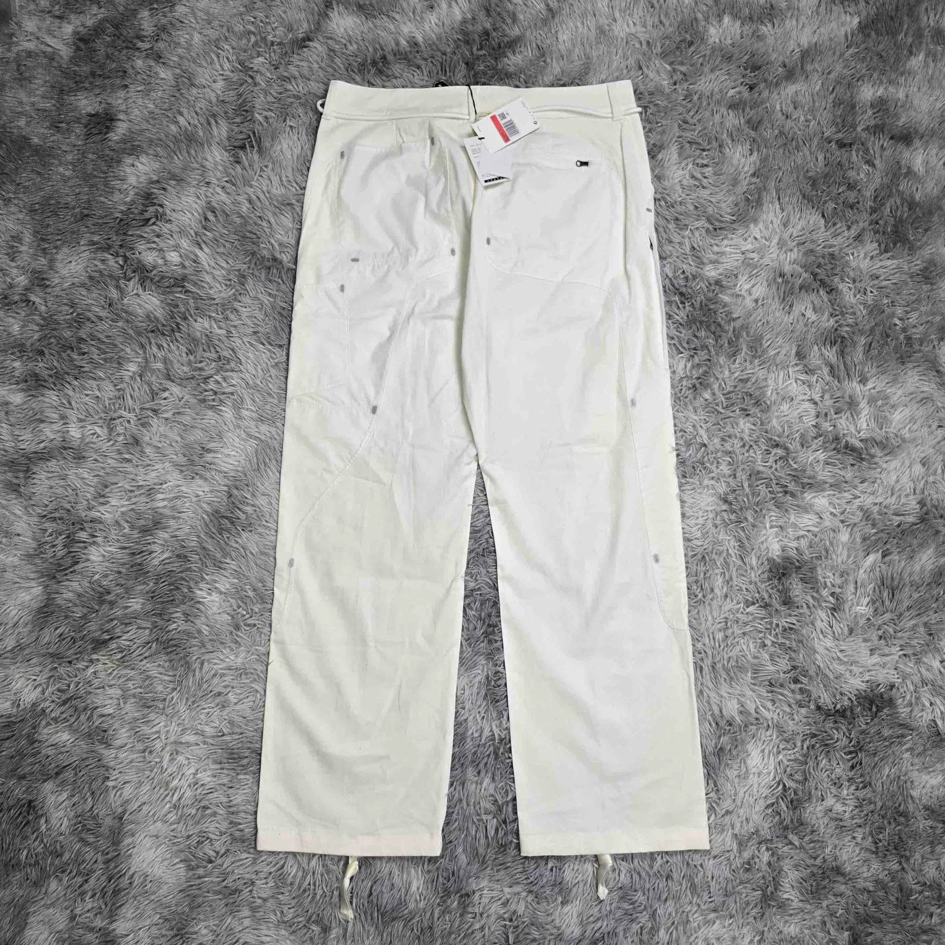 Nike Off-White White Pants Casual Designer Size US 34 / EU 50 - 2 Thumbnail