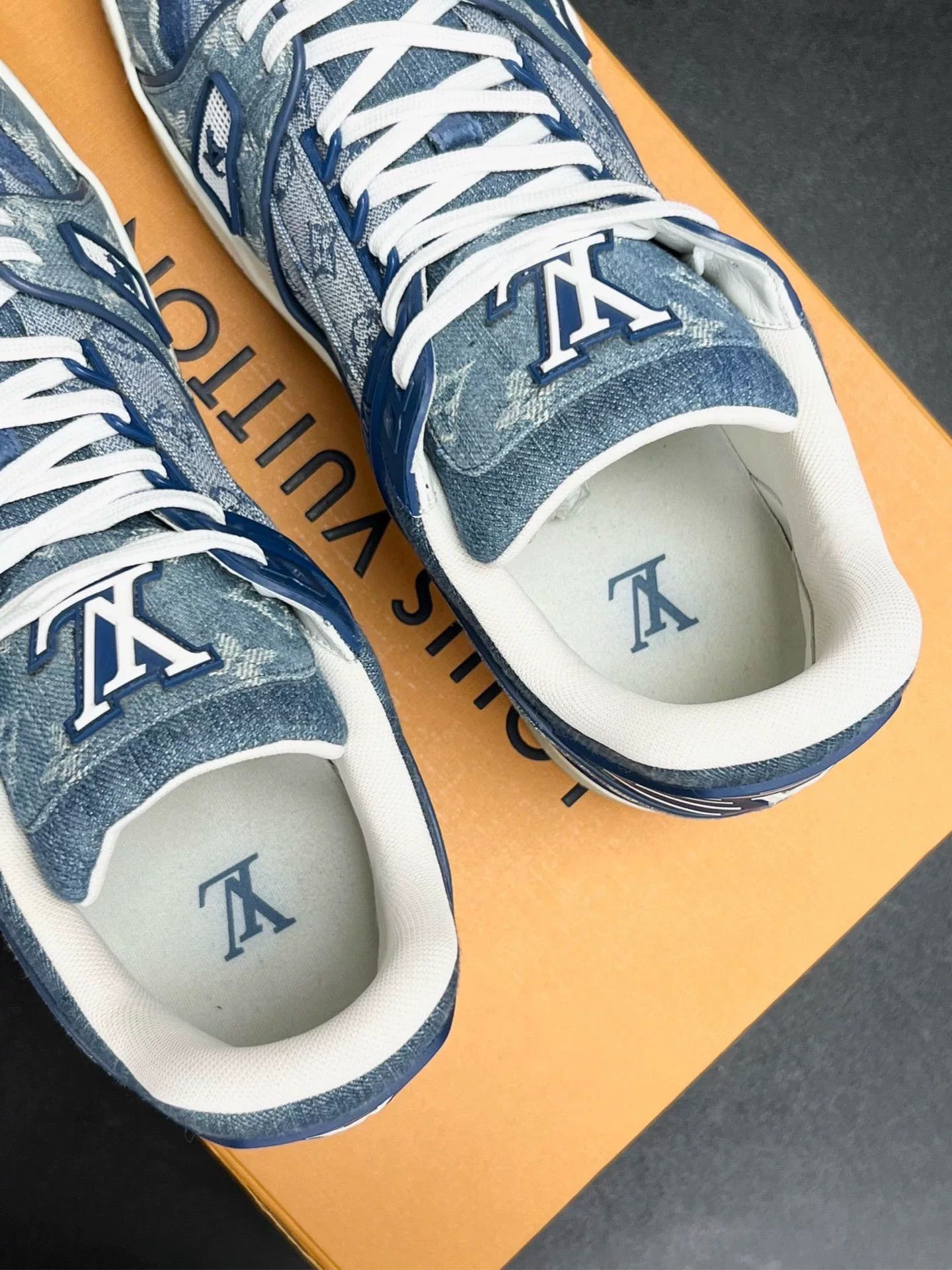 Louis Vuitton Louis Vuitton Blue Denim Designer Size US 30 / EU 46 - 4 Thumbnail