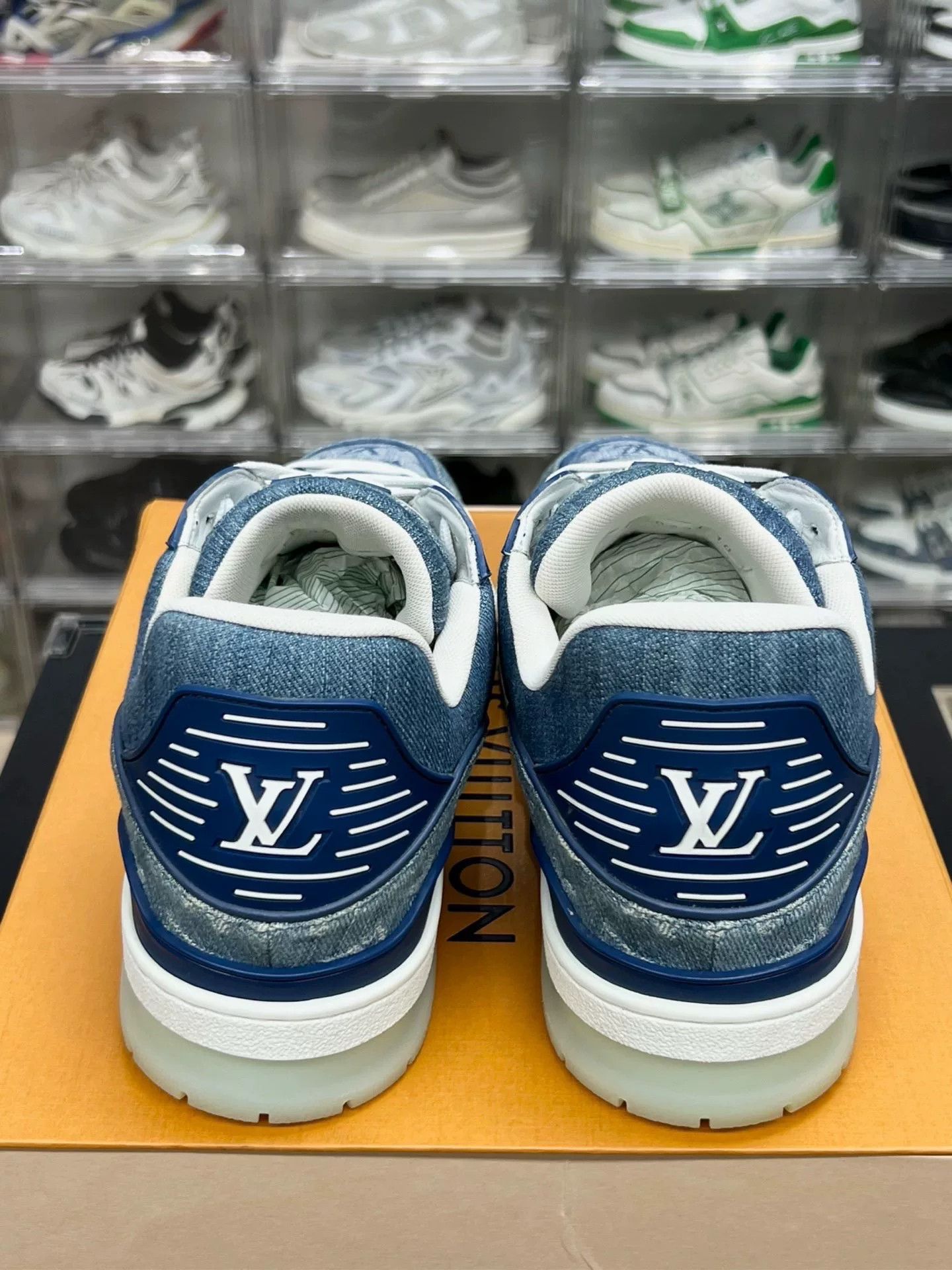 Louis Vuitton Louis Vuitton Blue Denim Designer Size US 30 / EU 46 - 7 Thumbnail