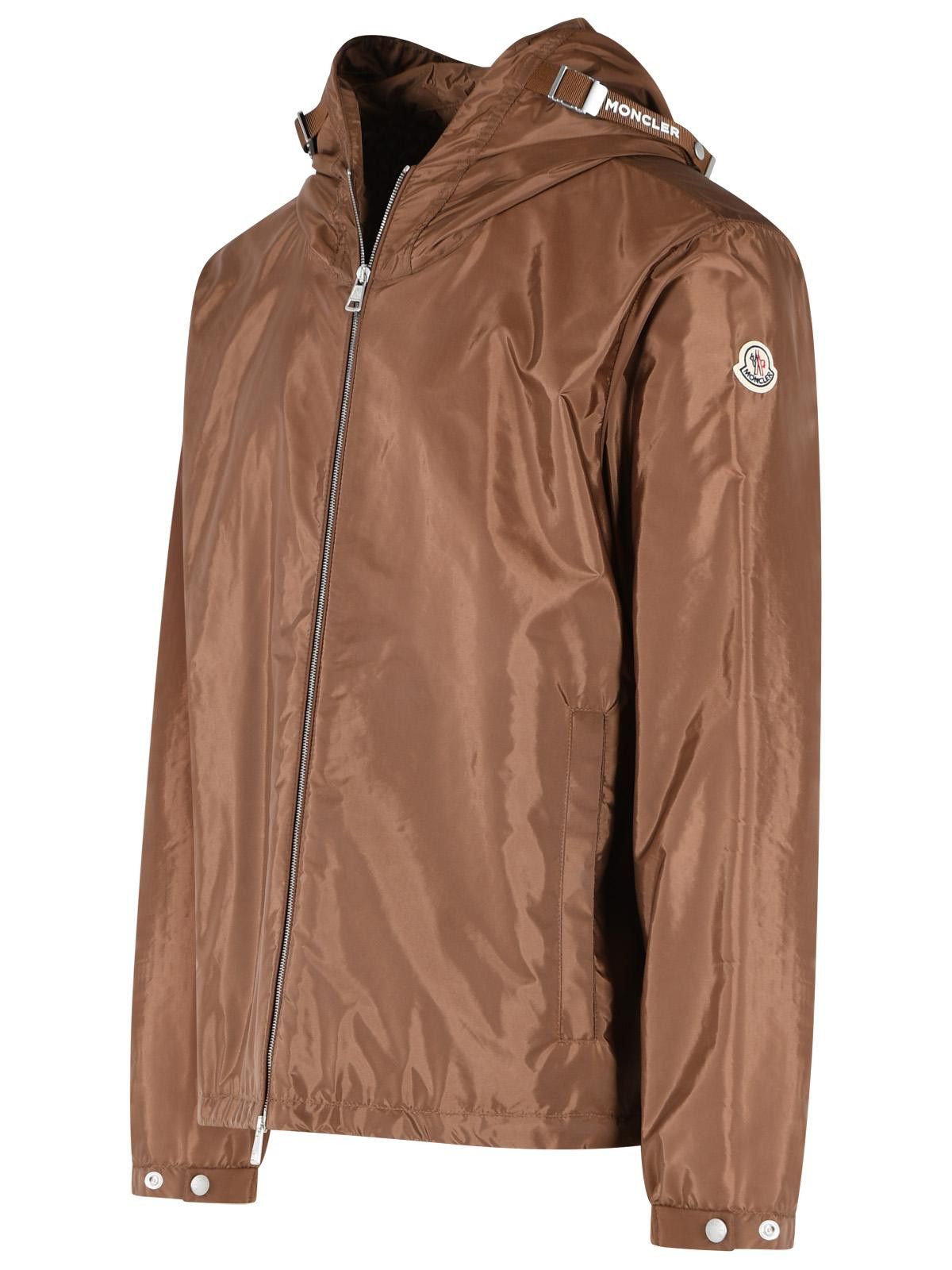 Moncler MONCLER 'Remoray' Brown Polyamide Hooded Windbreaker Size US L / EU 52-54 / 3 - 2 Thumbnail