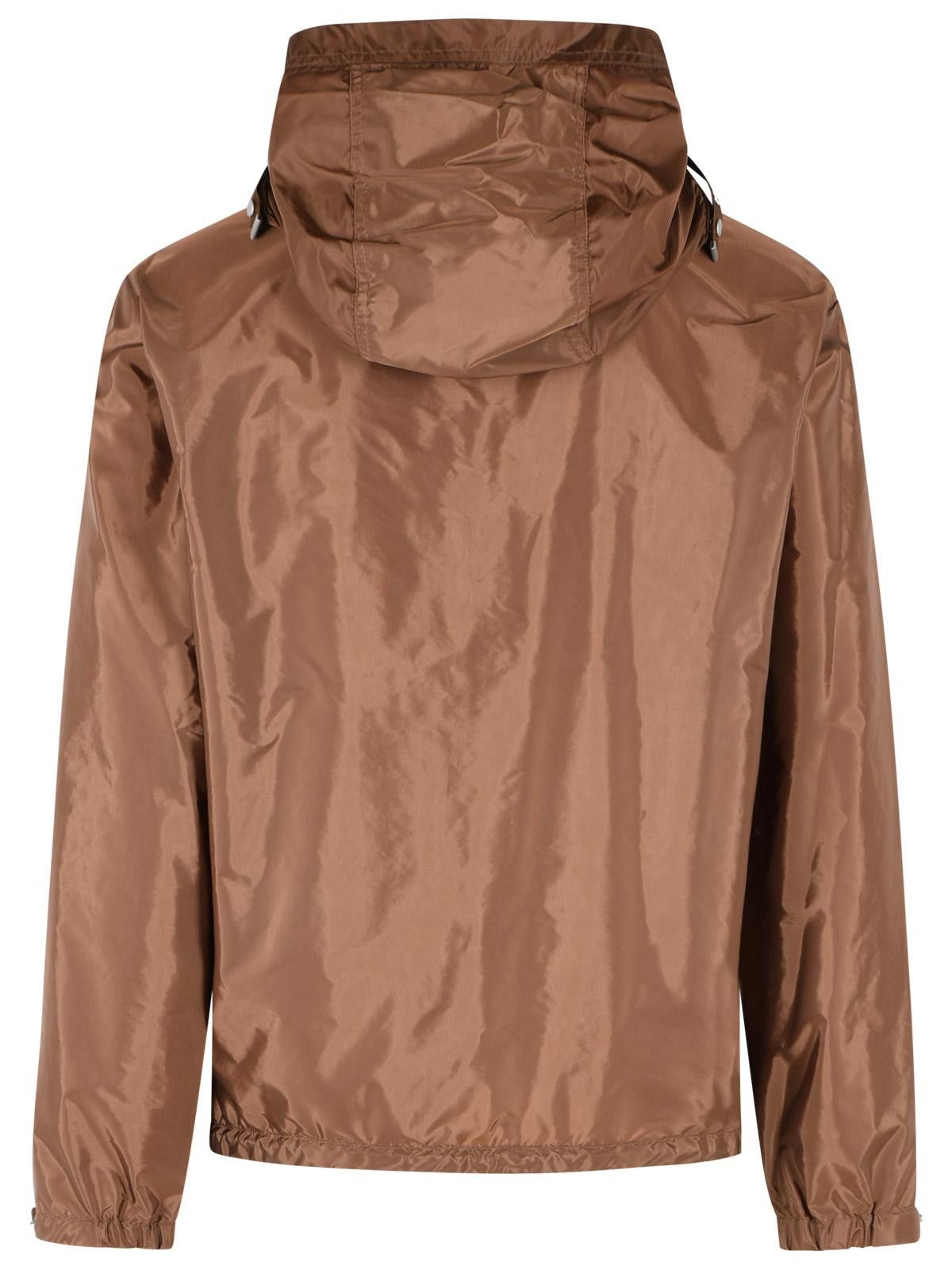 Moncler MONCLER 'Remoray' Brown Polyamide Hooded Windbreaker Size US XXL / EU 58 / 5 - 3 Thumbnail